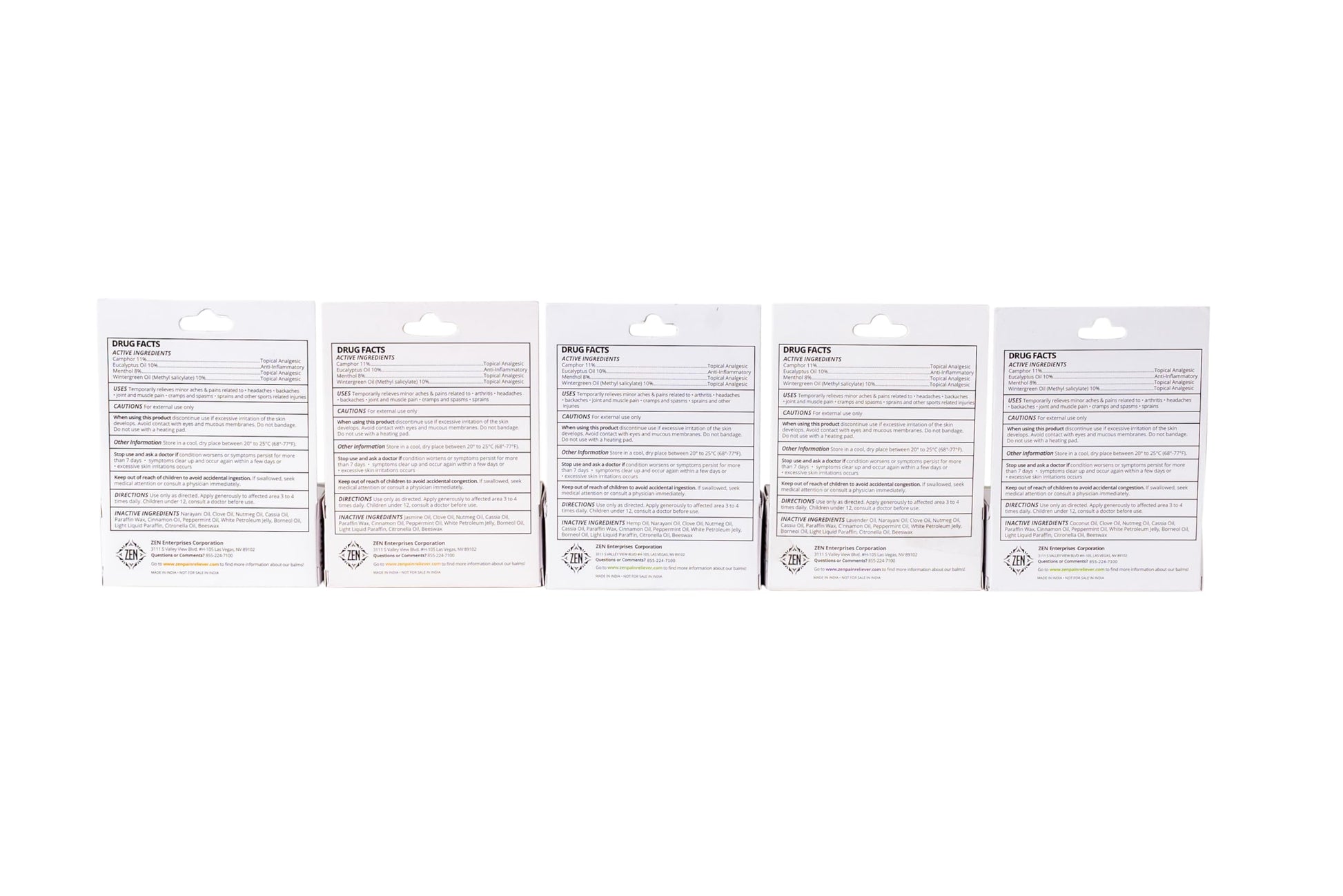 ZEN Variety Pack – Plant-Based Topical Balm Collection – Includes Relief, Sports, Women’s Sports, Women’s Relief & Hemp – 0.7 oz Each – #TrustedByLegends ZEN Au supplements