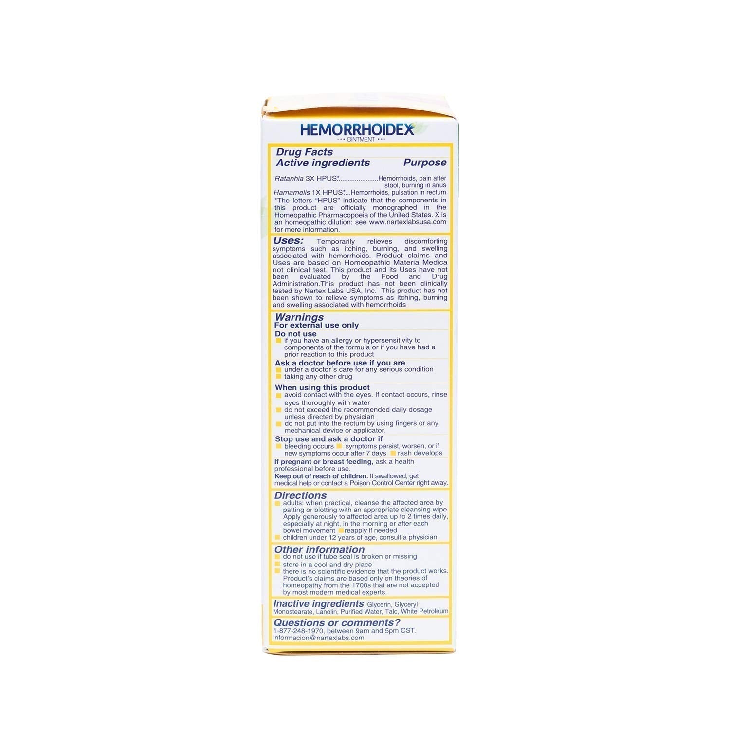 Nartex Hemorrhoid X Treatment Combo Pack 1 Tube & 30 Tablets NARTEX LABS Au supplements