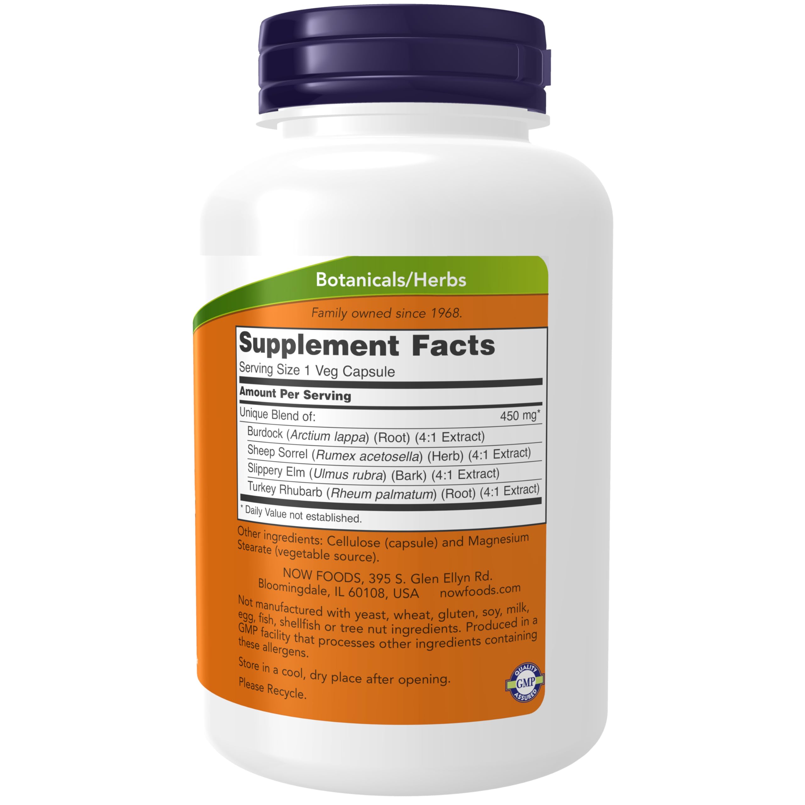 NOW Supplements, Ojibwa Herbal Extract 450 mg, Concentrated Blend , Alcohol-fFree, 4:1 Herbal Extracts, 180 Veg Capsules NOW Foods Au supplements
