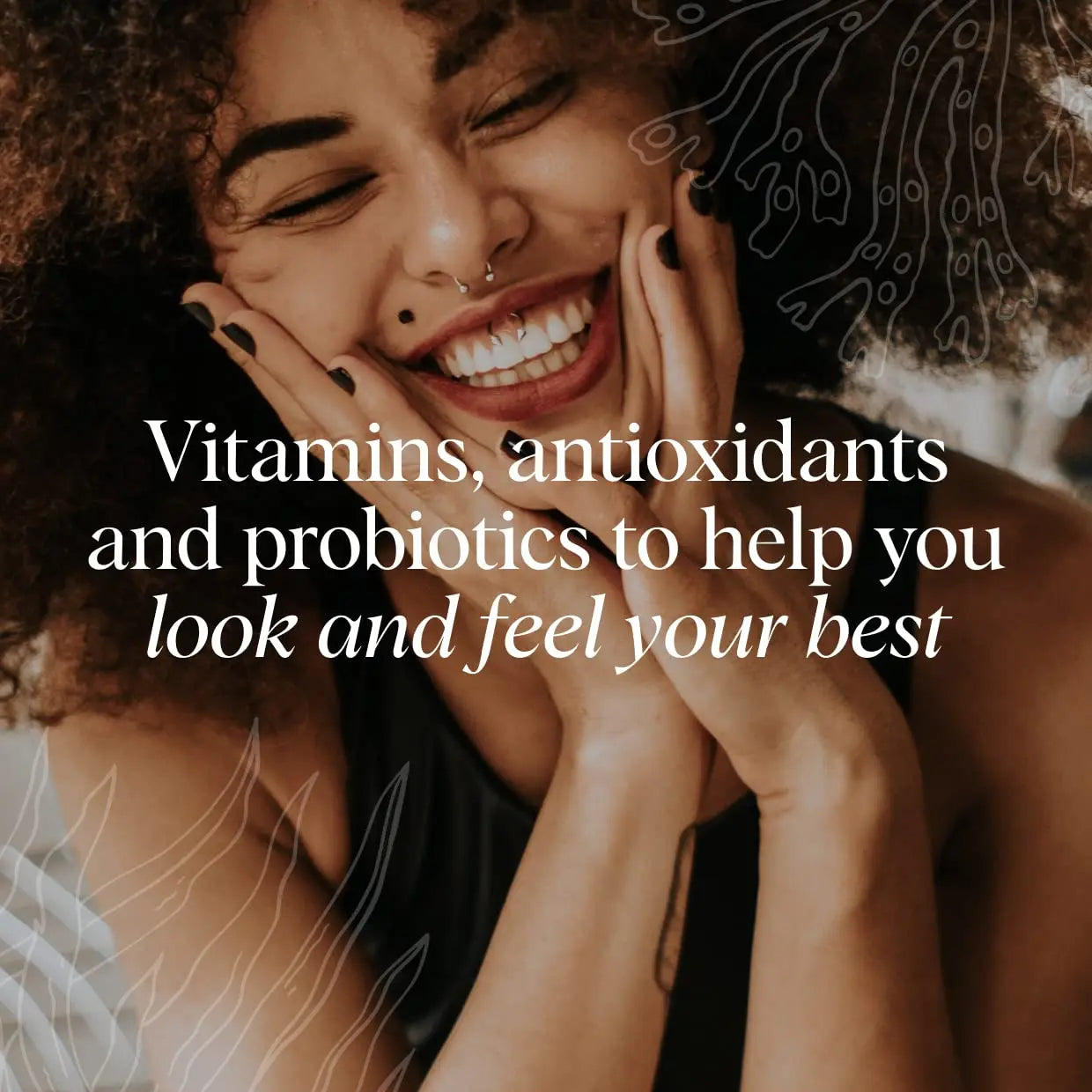 Ora Organic Hair, Skin, and Nails Support- BeYouTiful - Beauty Supplement with B Vitamins and Algae Extracts for Healthy Hair and Skin - 60 Vegan Capsules Ora Organic Au supplements