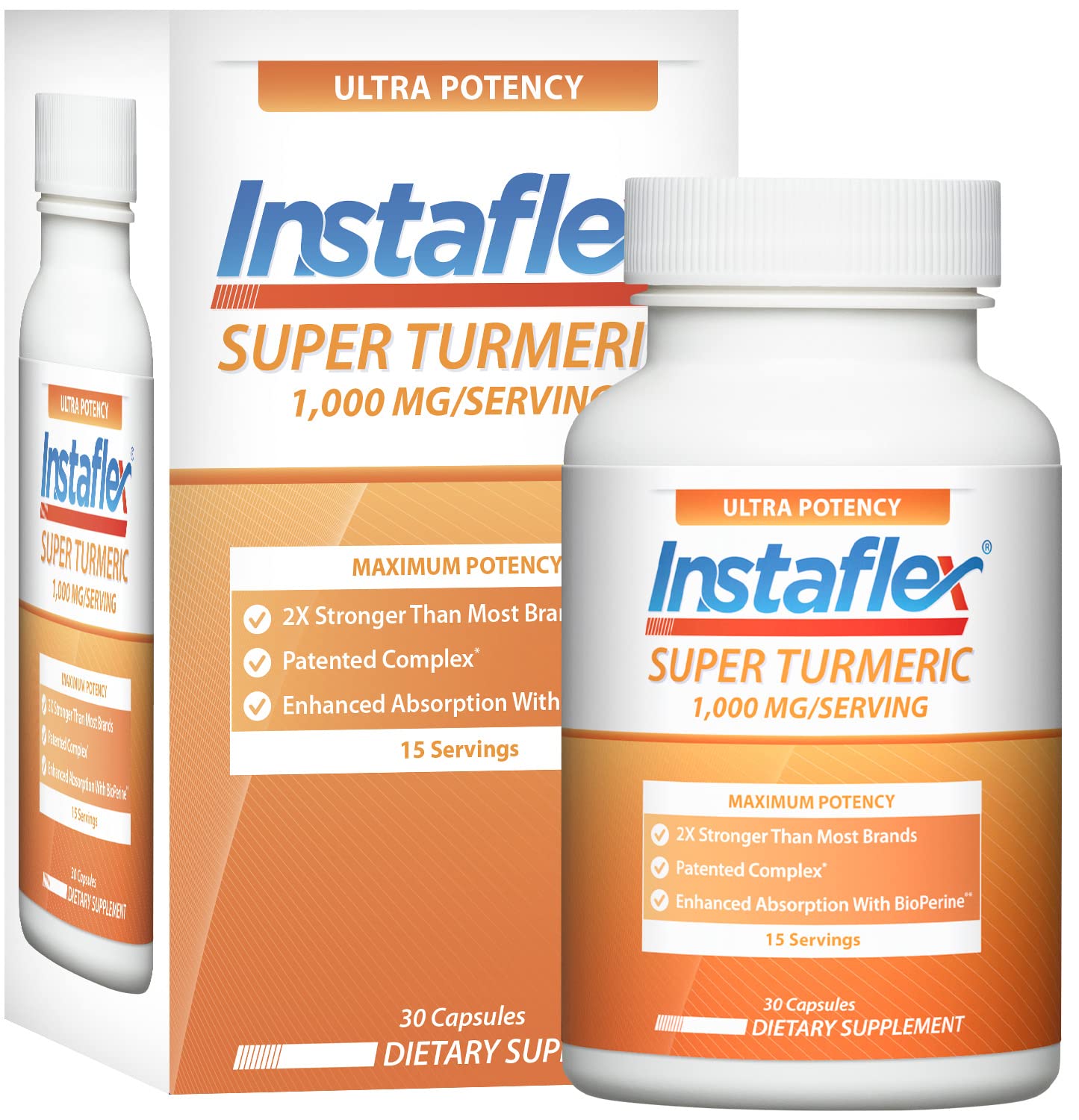 Instaflex Advanced Joint Support and Super Turmeric with Bioperine Instaflex Au supplements