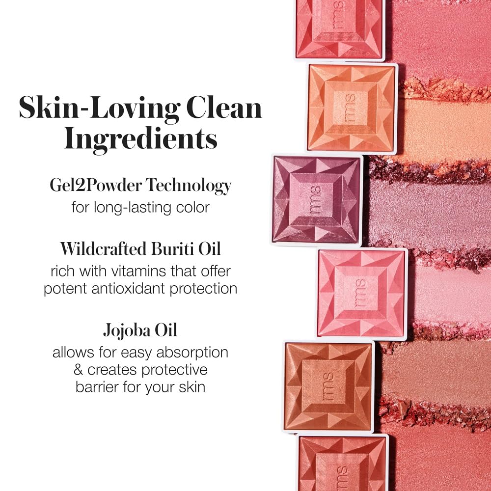 RMS Beauty ReDimension Hydra Blush – Talc-Free Gel-to-Powder Luminous Blush – 8-Hour Wear Long-Lasting Glow with Jojoba Oil – Refillable Mirror Compact – 0.25 oz RMS Beauty Au supplements