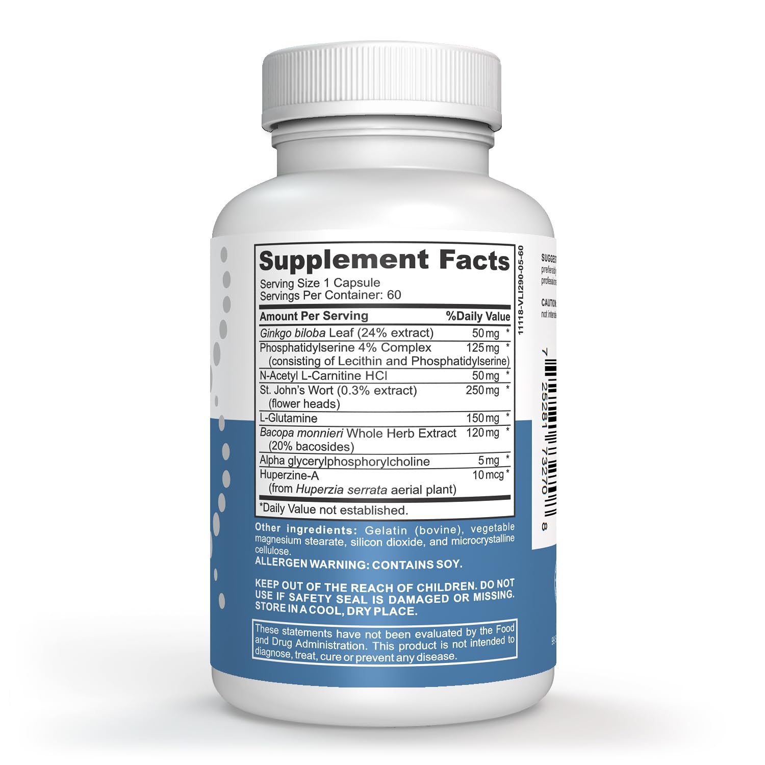 StarPass Labs Advanced Memory Formula Extreme Brain Booster, Brain Supplement for Memory, Focus and Mental Performance, Memory Vitamins for Better Brain Health 180 Capsules (3 Pack) StarPass Labs Au supplements