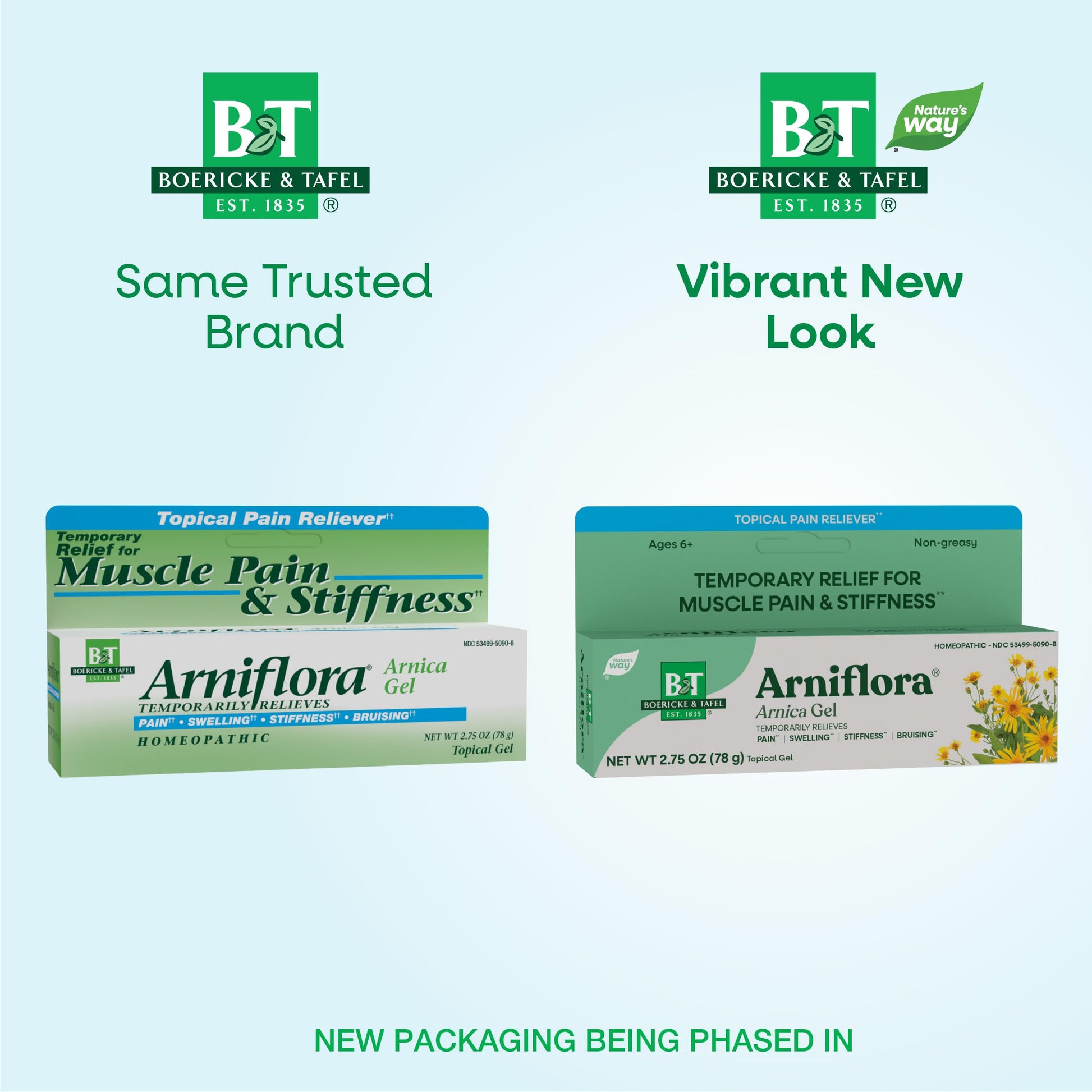 Nature's Way Boericke & Tafel Arniflora Arnica Gel, Temporarily Relieves Pain*, Swelling*, Stiffness*, 2.75 Oz (Packaging May Vary) Nature's Way Au supplements