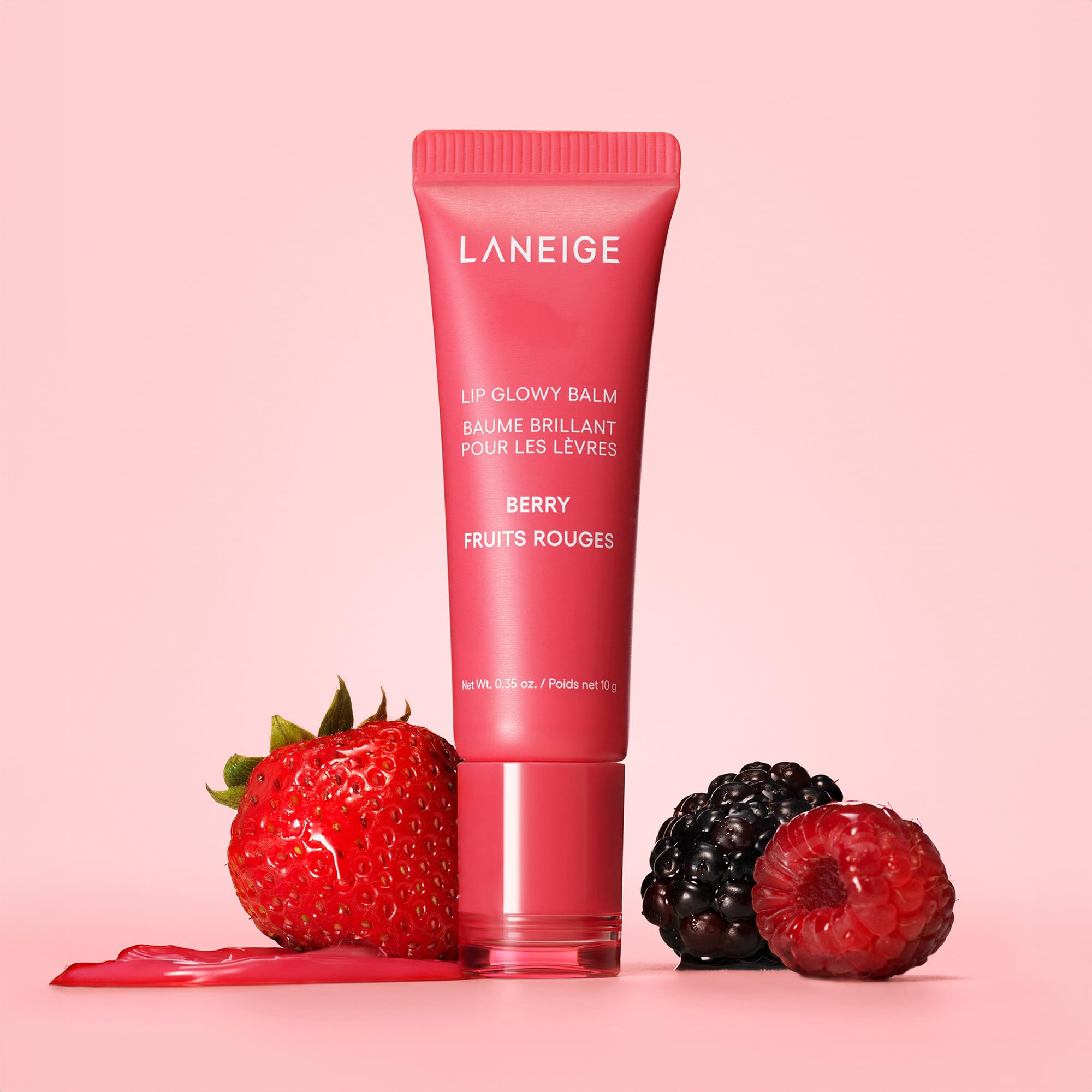 LANEIGE Lip Glowy Balm, Berry: Sheer Tinted Lip Moisturizer with Shea Butter, for Hydrating Shine & Soft Lips LANEIGE Au supplements