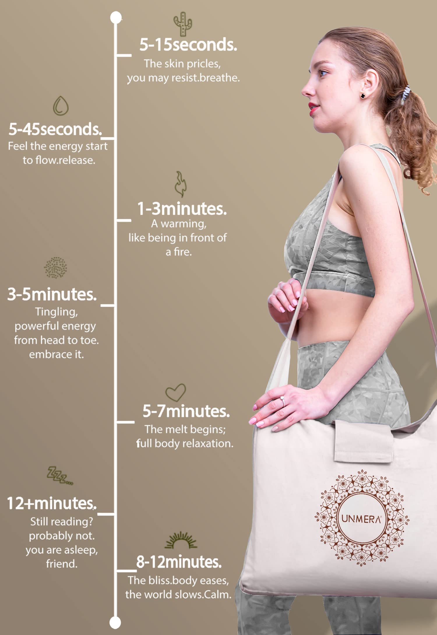 UNMERA Acupressure Mat and Pillow Set,Natural Premium Linen & Coconut Fiber Filling UNMERA Au supplements