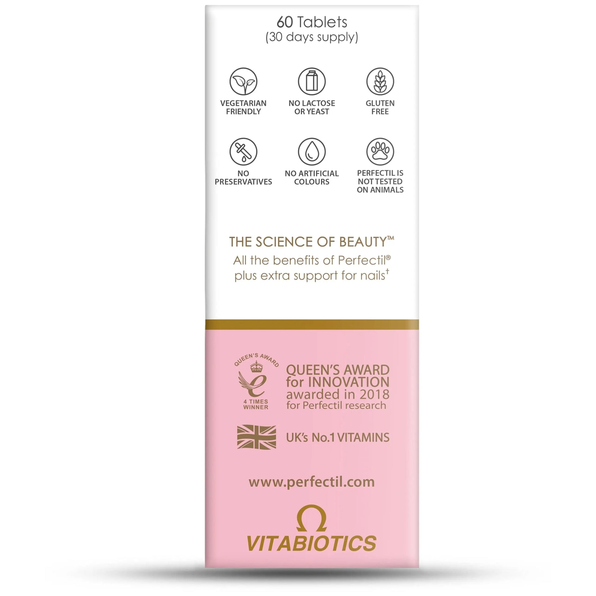 Vitabiotics - Perfectil - Plus Nails Extra Support - 60 Tablets Perfectil Au supplements