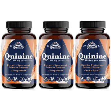 Leg Cramps Support Organic Pills - 1000 mg - Quinine Tablets for Cramp Defense FLORIDA HERBS Au supplements