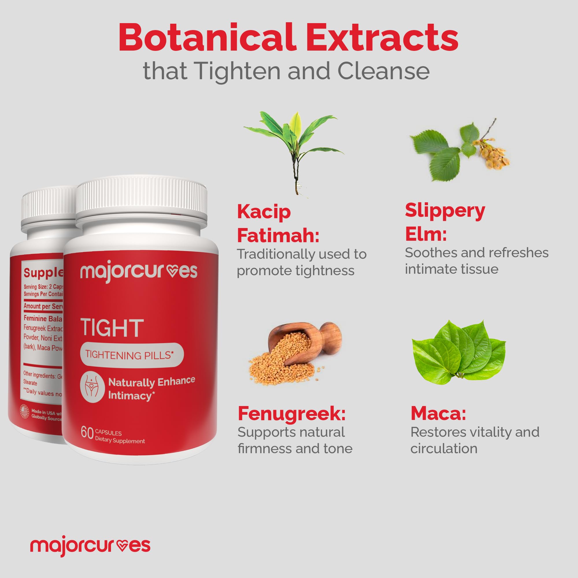 Major Curves Vaginal Tightening Pills – Feminine Support Supplement for Tone, Moisture & Intimate Wellness – V Rejuvenation & Odor Control with Herbal Extracts – Made in USA Major Curves Au supplements