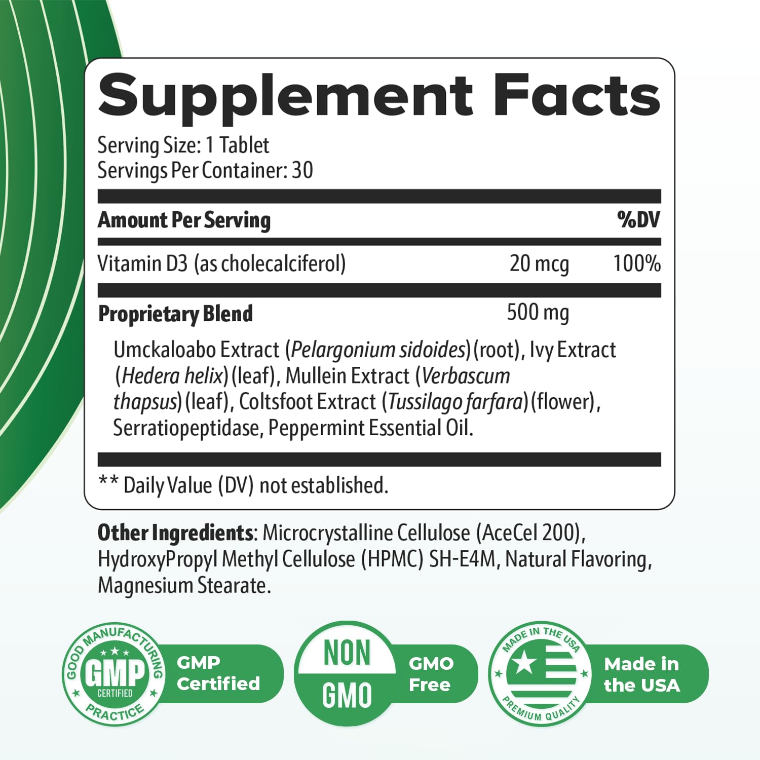 Nature’s NutriWave LungExpand Pro – Natural Daily Wellness for Overall Support – Made in USA, Non-GMO – Easy to Take – GMP Certified – 30 Tablets, 1 Month Supply Nature’s NutriWave Au supplements