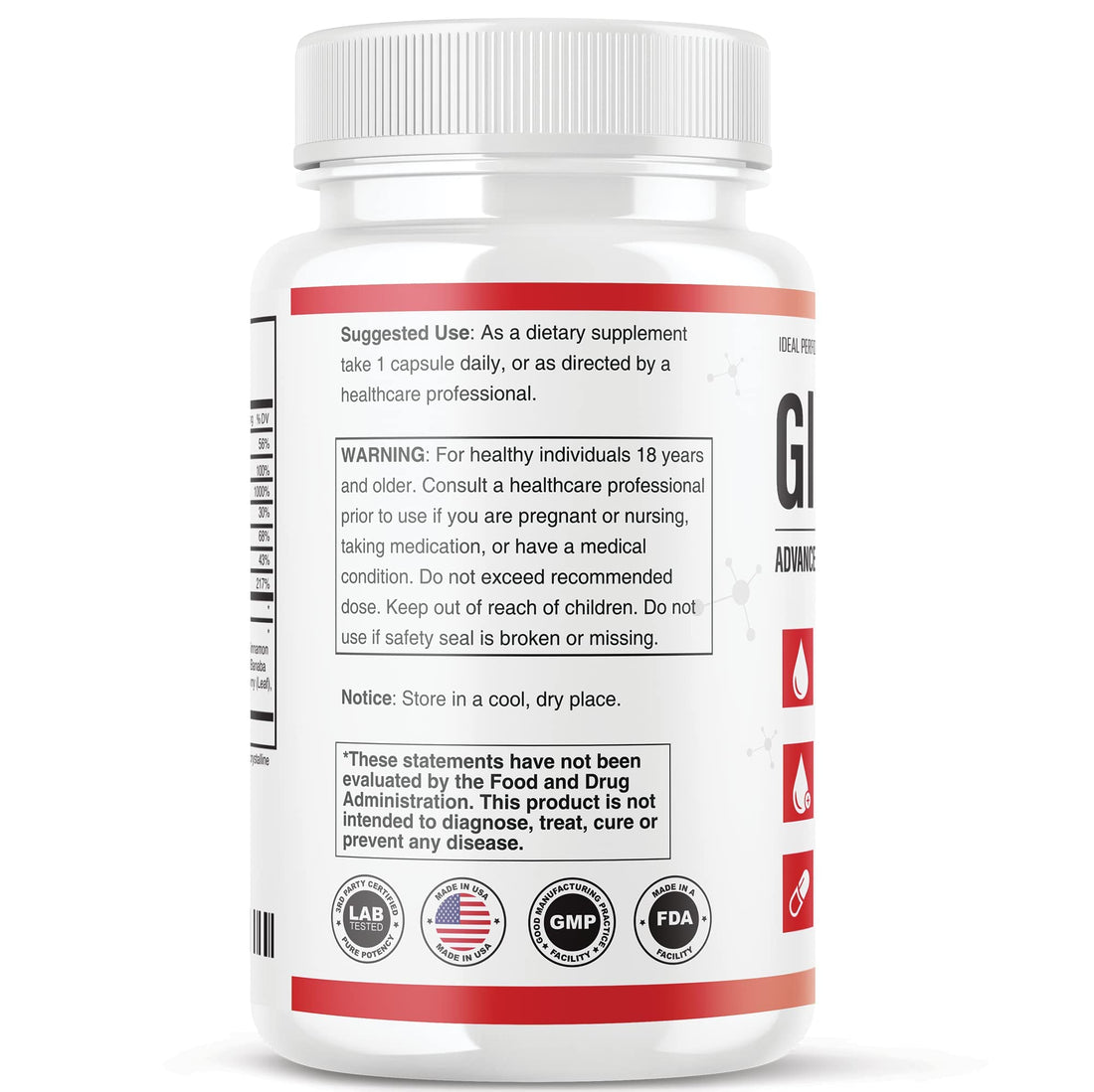 IDEAL PERFORMANCE (Official) Glucofort Formula Supplement (5 Pack) IDEAL PERFORMANCE Au supplements