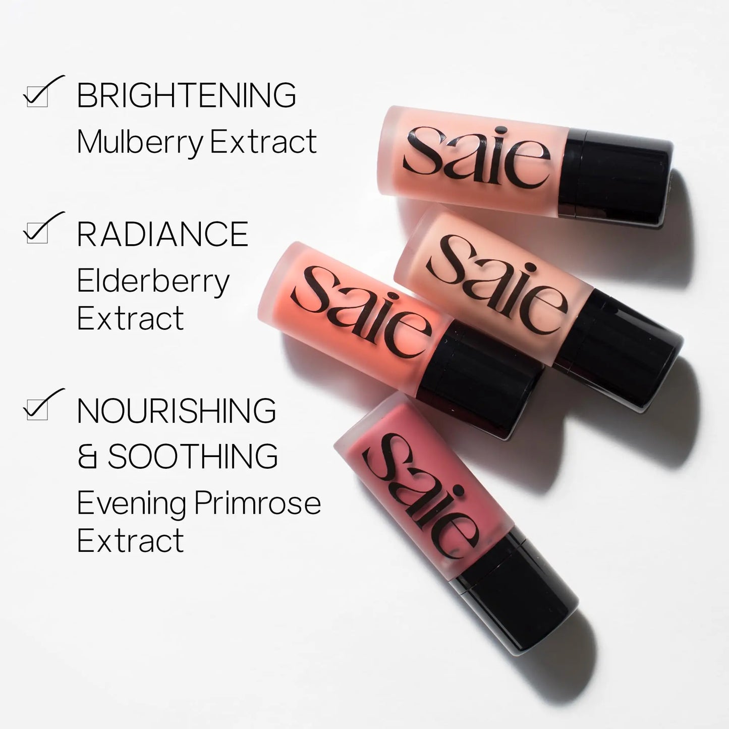 Saie Dew Liquid Blush for Cheeks - Hydrating Cream Blush Stick with a Blendable + Buildable Formula - Skincare Infused Dewy Cheek Tint for a Natural Flush - Glowy Makeup Essential - Spicy (.40 oz) SaieAU supplements