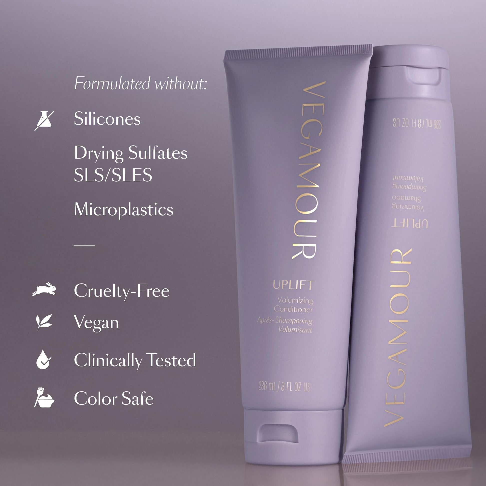 VEGAMOUR UPLIFT Volumizing Conditioner For fine, flat & thinning hair, Provides Volume & Resists Humidity, Non Sticky Formula, Bouncy Soft Hair VEGAMOUR Au supplements