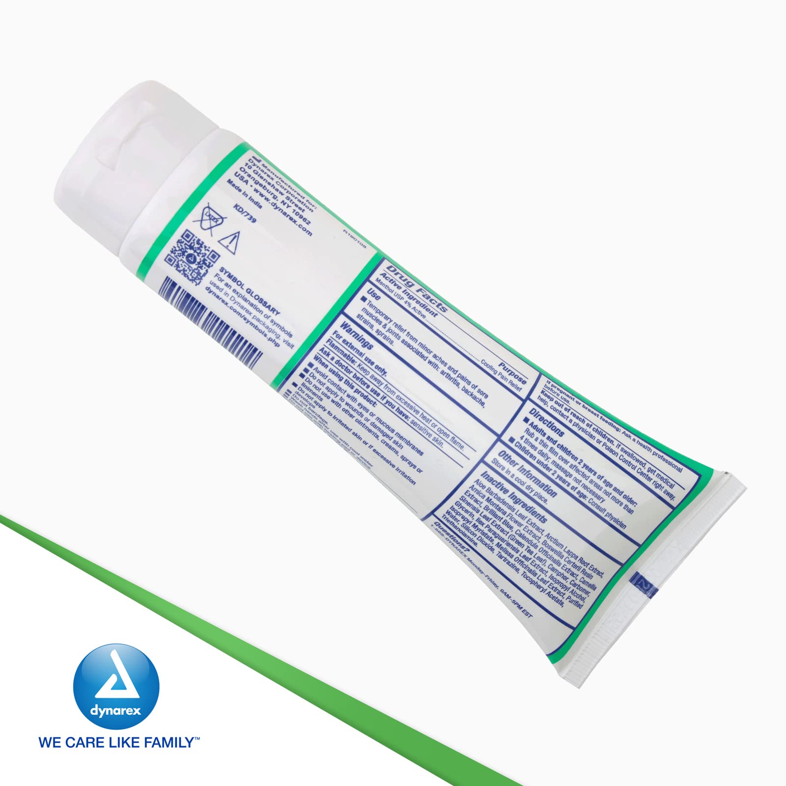Dynarex X-treme Freeze Pain Relieving Cold Therapy Gel 4oz. Tube 1442 Dynarex Au supplements