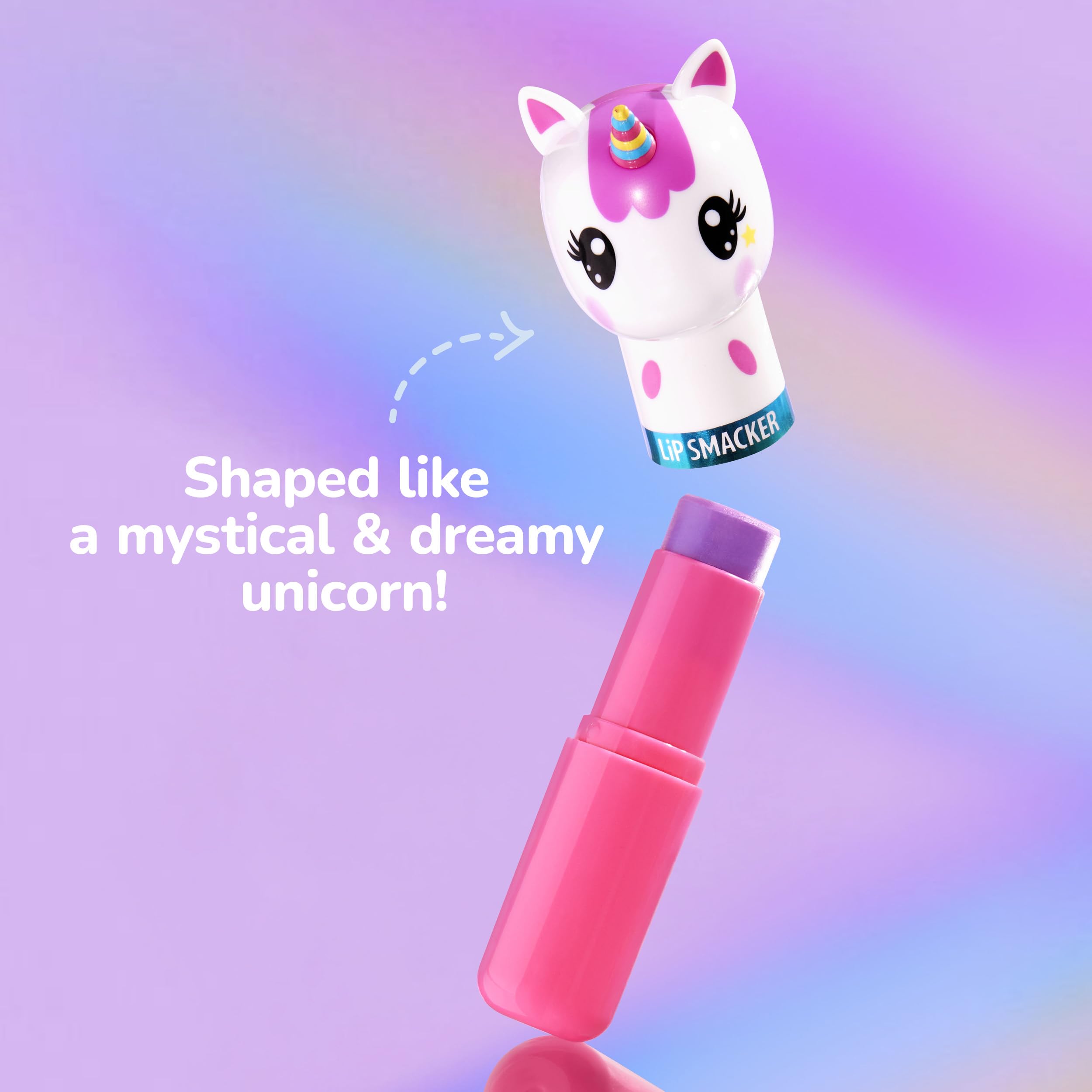 Lip Smacker Lippy Pals Unicorn, Flavored Moisturizing & Smoothing Soft Shine Lip Balm, Hydrating & Protecting Fun Tasty Flavors, Cruelty-Free & Vegan - Unicorn Magic Lip Smacker Au supplements