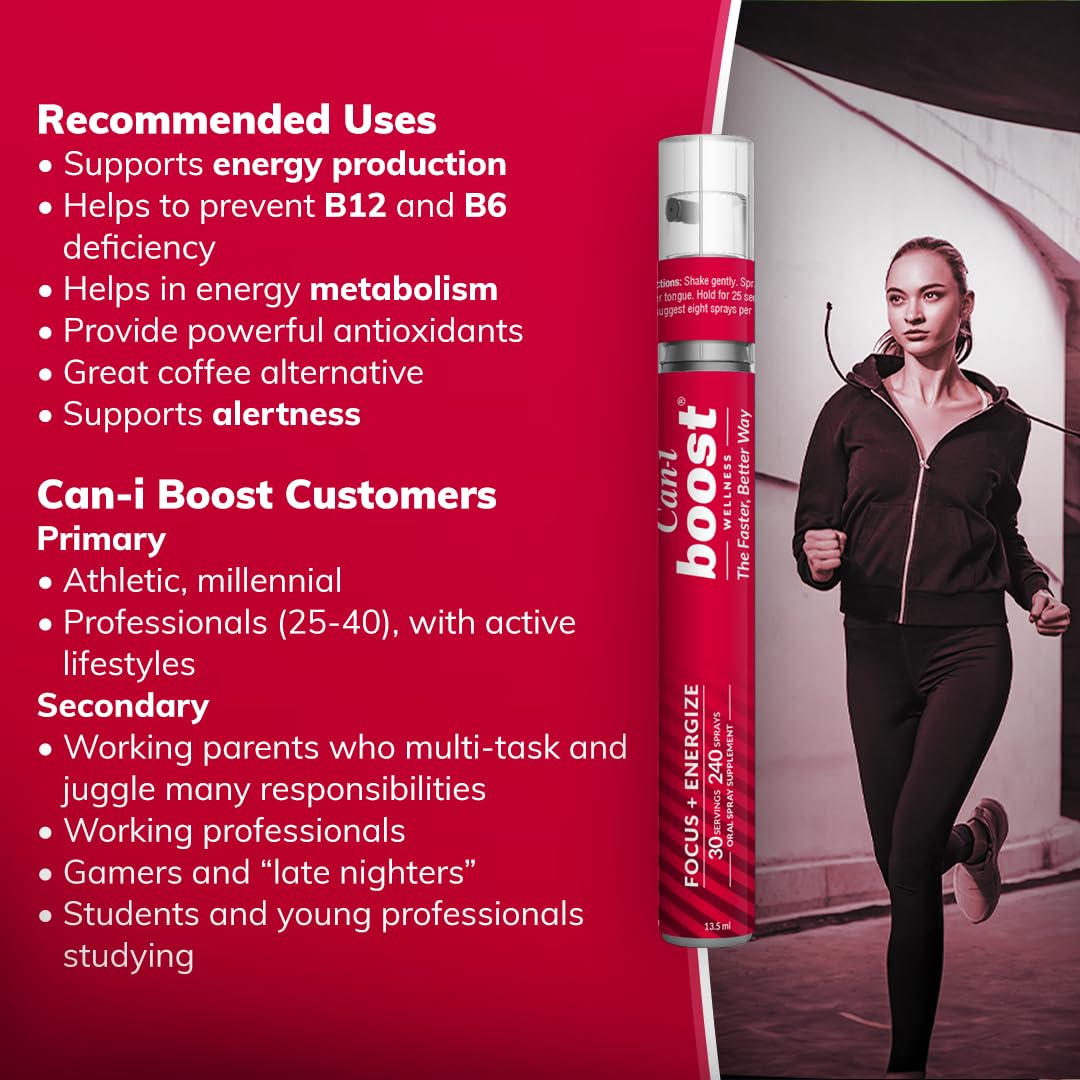 Brain Supplement Booster for Focus & Attention Fast-Acting Oral Spray, Energy for Kids Cani Brands Feel Amazing Au supplements