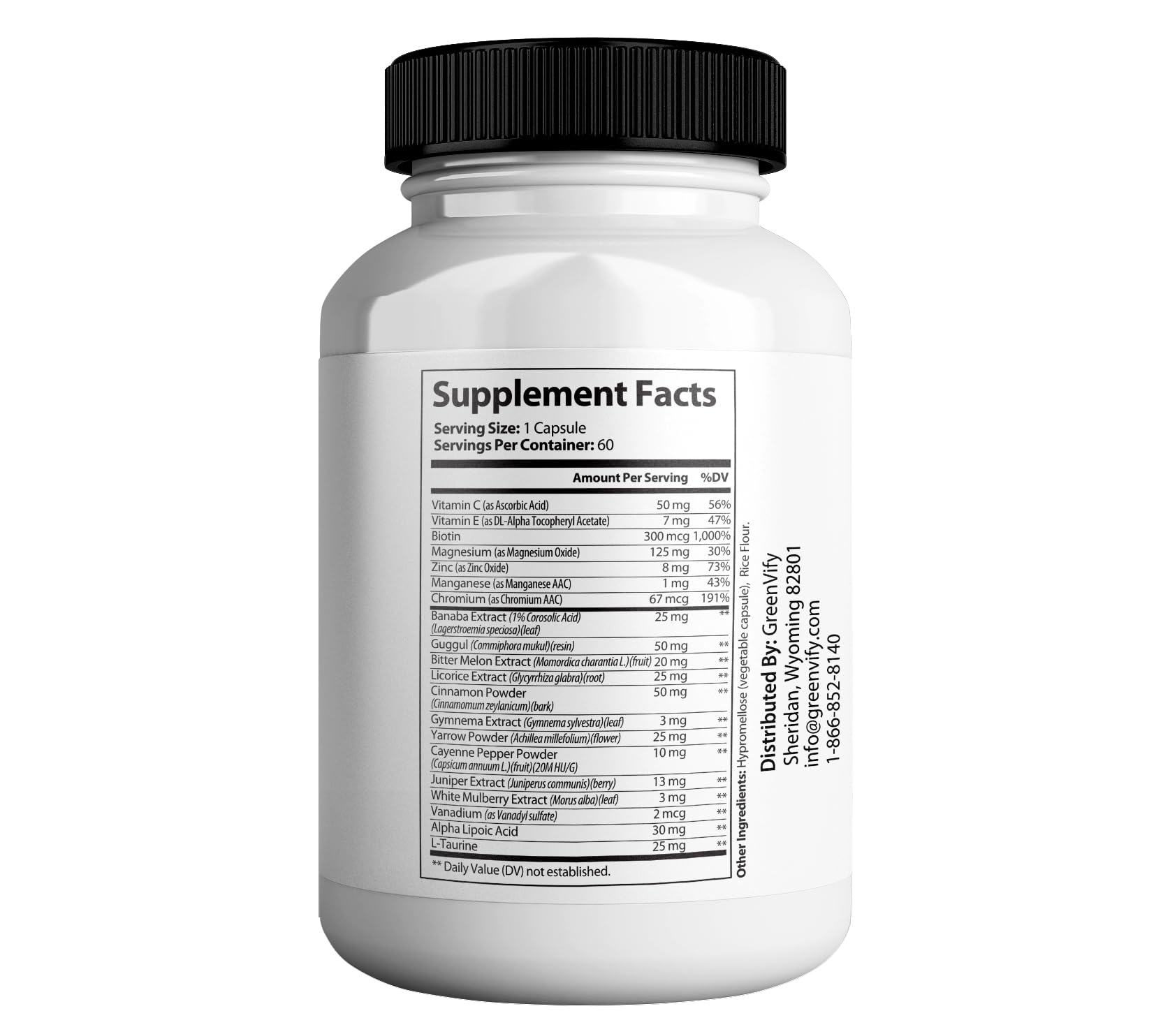 GREENVIFY Bazopril Max Maximum Strength Dietary Supplement, 60 Capsules, with Herbal Blend, Vitamins & Minerals (1) GREENVIFY Au supplements