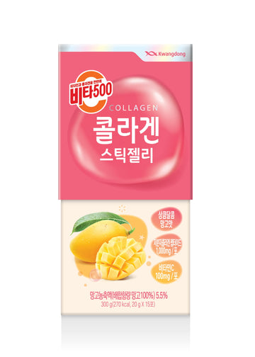 KWANGDONG Vita500 Mango Collagen Peptides Stick Jelly, with Vitamin C, to Support Skin KWANGDONG Au supplements