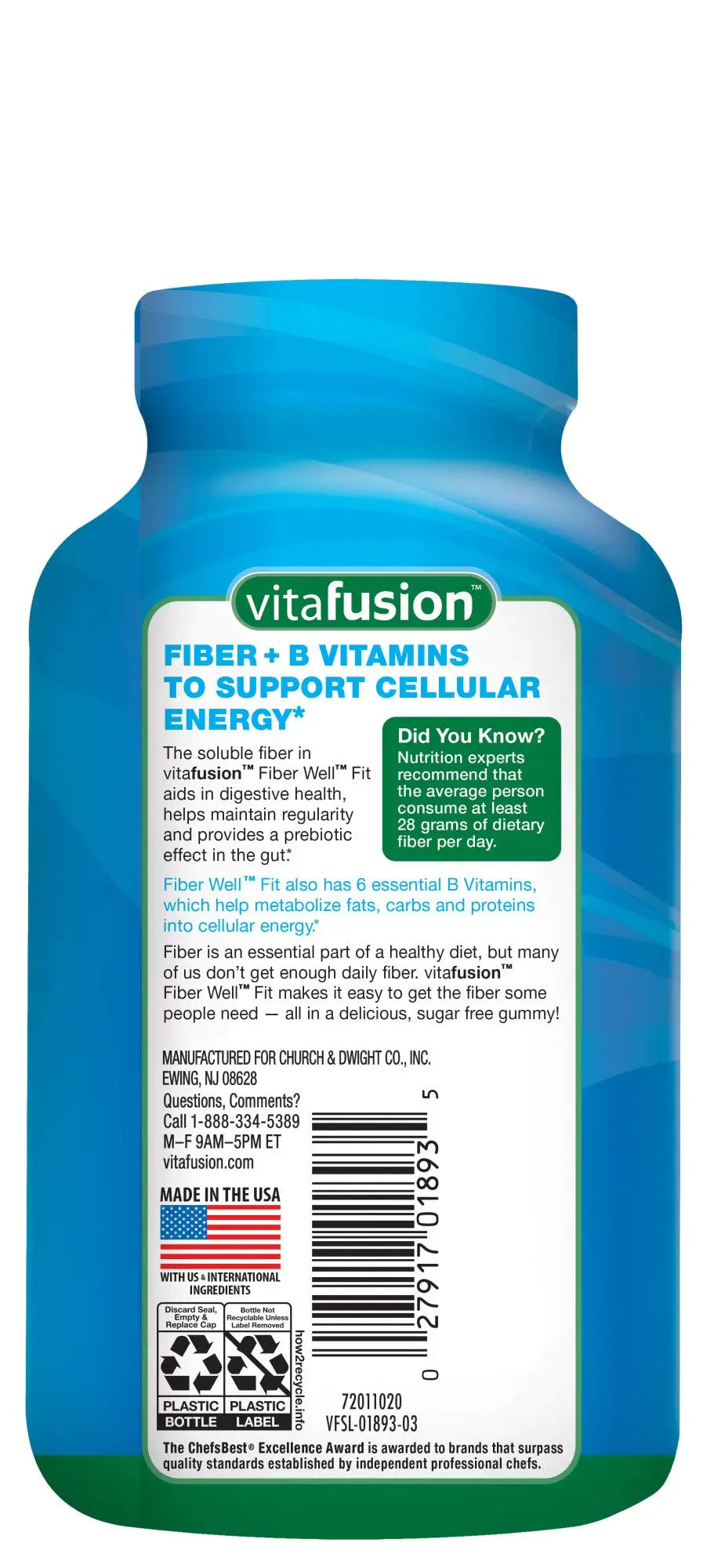Vitafusion Fiber Well Fit Gummies, 90 Count and L’il Critters Gummy Vites Daily Gummy Multivitamin for Kids, 190 Gummies Vitafusion Au supplements