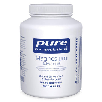 Pure Encapsulations Magnesium (Glycinate) - Supplement to Support Stress Relief, Sleep, Heart Health, Nerves, Muscles, and Metabolism