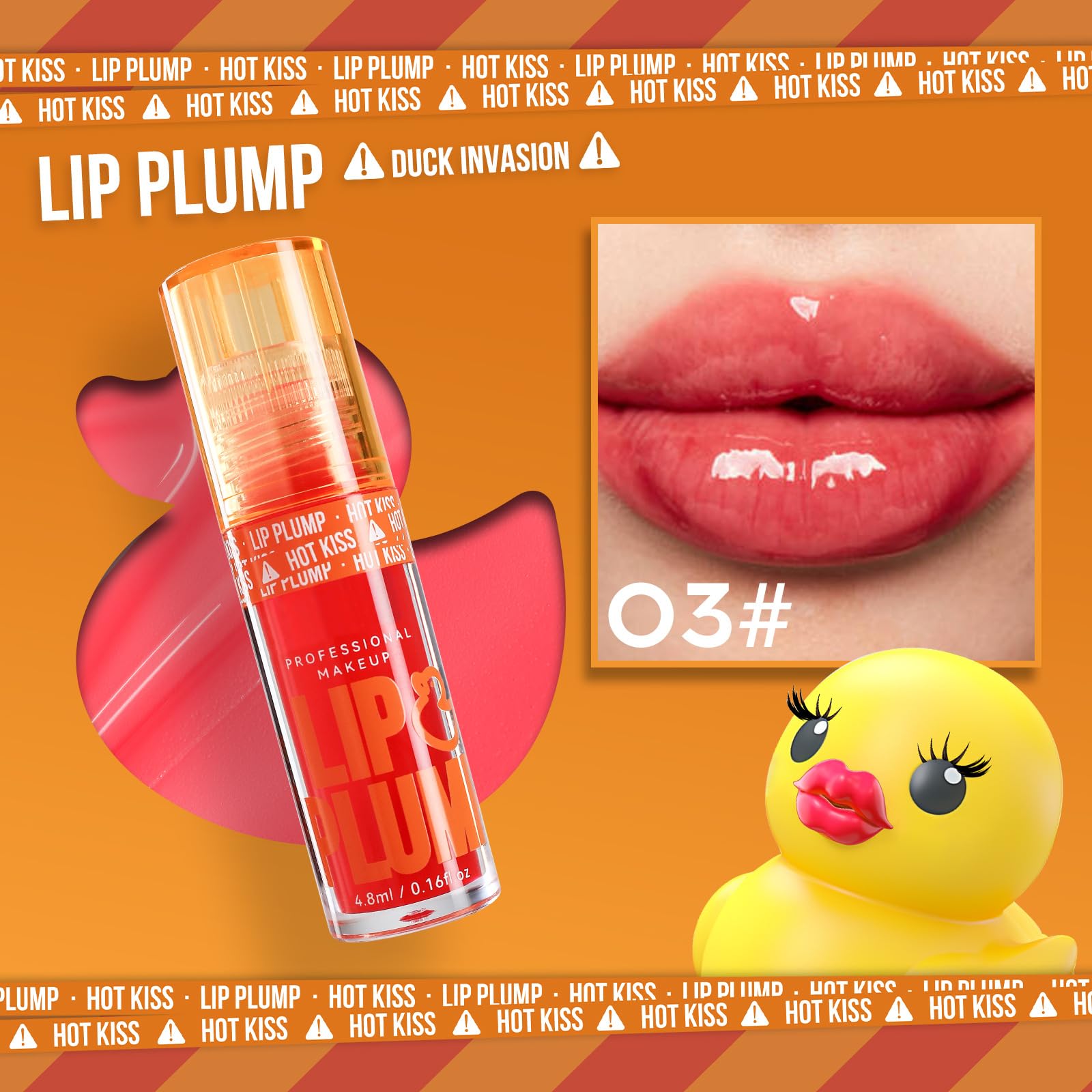 GHFCZOO 3 Colors Duck Lip Plumper Gloss, Hydrating Glitter Shine Primer Lip Tint, Non-Sticky Korean Plumping Lip Oil, Moisturizing Tinted Lip Balm for Sexy, Glossy Lips (Set A, 3pcs/set) GHFCZOO Au supplements