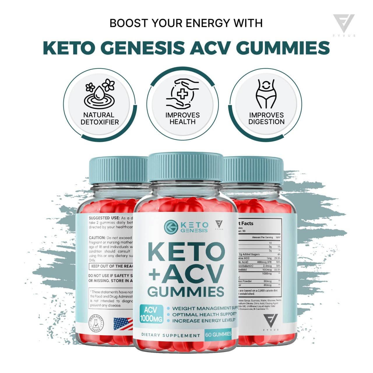 Keto Genesis Keto ACV Gummies Advanced Weight Loss, Ketogenesis Keto + ACV 1000MG Fyvus Au supplements