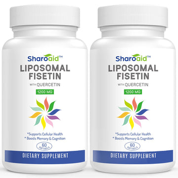 Sharoaid Liposomal Fisetin with Quercetin Supplements 1200 mg per Serving Sharoaid Au supplements