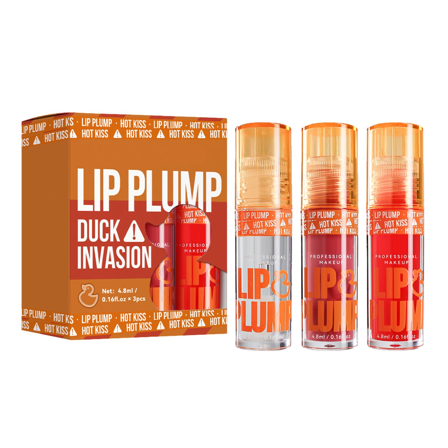 GHFCZOO 3 Colors Duck Lip Plumper Gloss, Hydrating Glitter Shine Primer Lip Tint, Non-Sticky Korean Plumping Lip Oil, Moisturizing Tinted Lip Balm for Sexy, Glossy Lips (Set A, 3pcs/set) GHFCZOO Au supplements