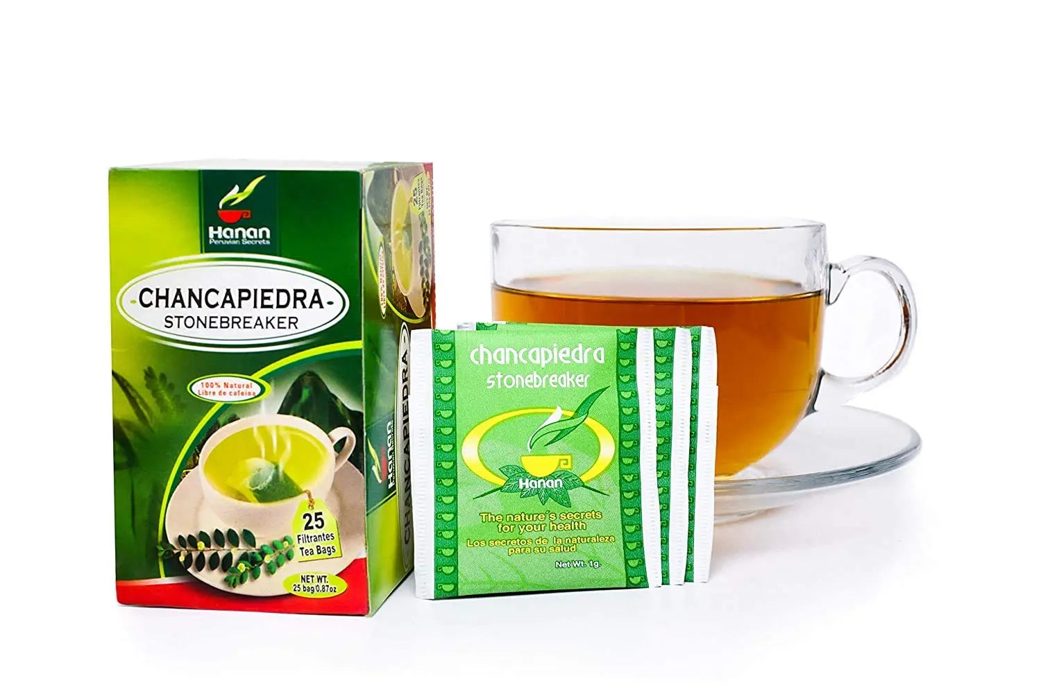 Stone Breaker Chanca Piedra Herbal Tea - 100% Naural from Peru (2x 25 Tea Bags Pack) Natural Kidney Cleanse & Gallbladder Stones Support– Detoxify Urinary Tract, Flush Impurities, Clear Urinary System AOSGYA Au supplements
