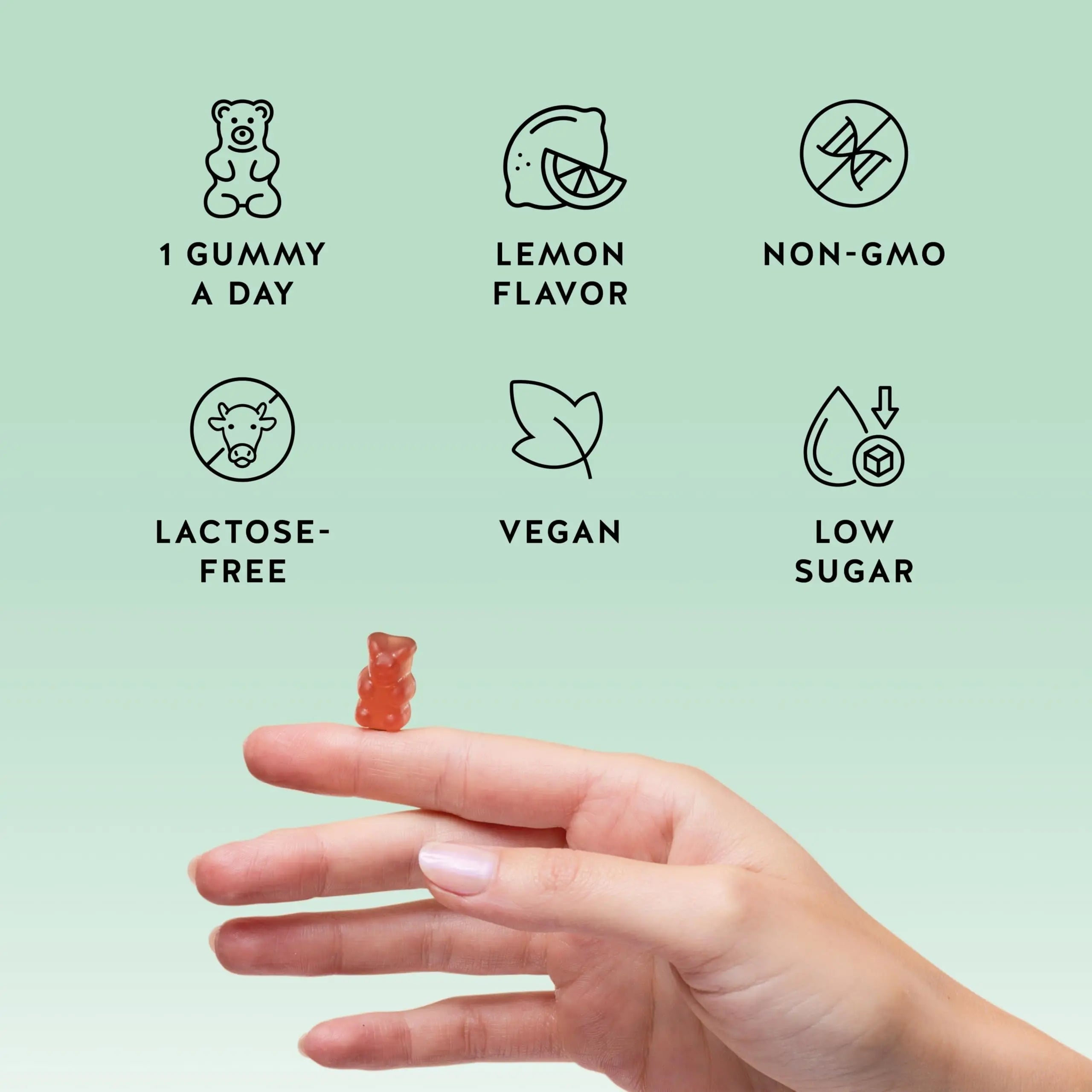 Bears with Benefits Immune Support Gummies – Vitamin C, D, B6 & B12 – Daily Immune Boost – Vegan, Naturally Flavored (60 Gummies) Bears with Benefits Au supplements
