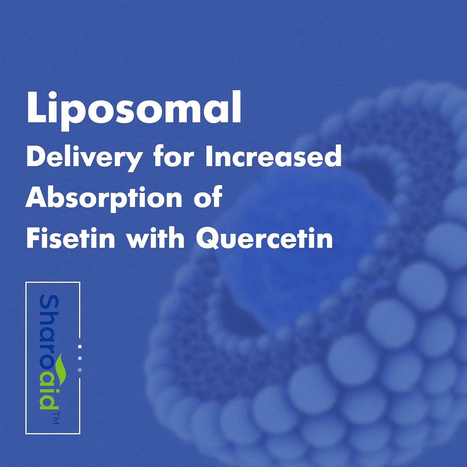 Sharoaid Liposomal Fisetin with Quercetin Supplements 1200 mg per Serving,High Absorpti Sharoaid Au supplements