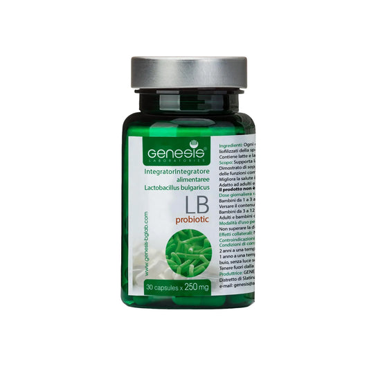 Probiotic Lactobacillus Supplement 30 Capsules with Lactobacillus Bulgaricus 250 mg Probiotic Digestive Immune Support Gut Health Probiotics for Digestive Health Anti Bloating Genesis LABORATORIESAU supplements