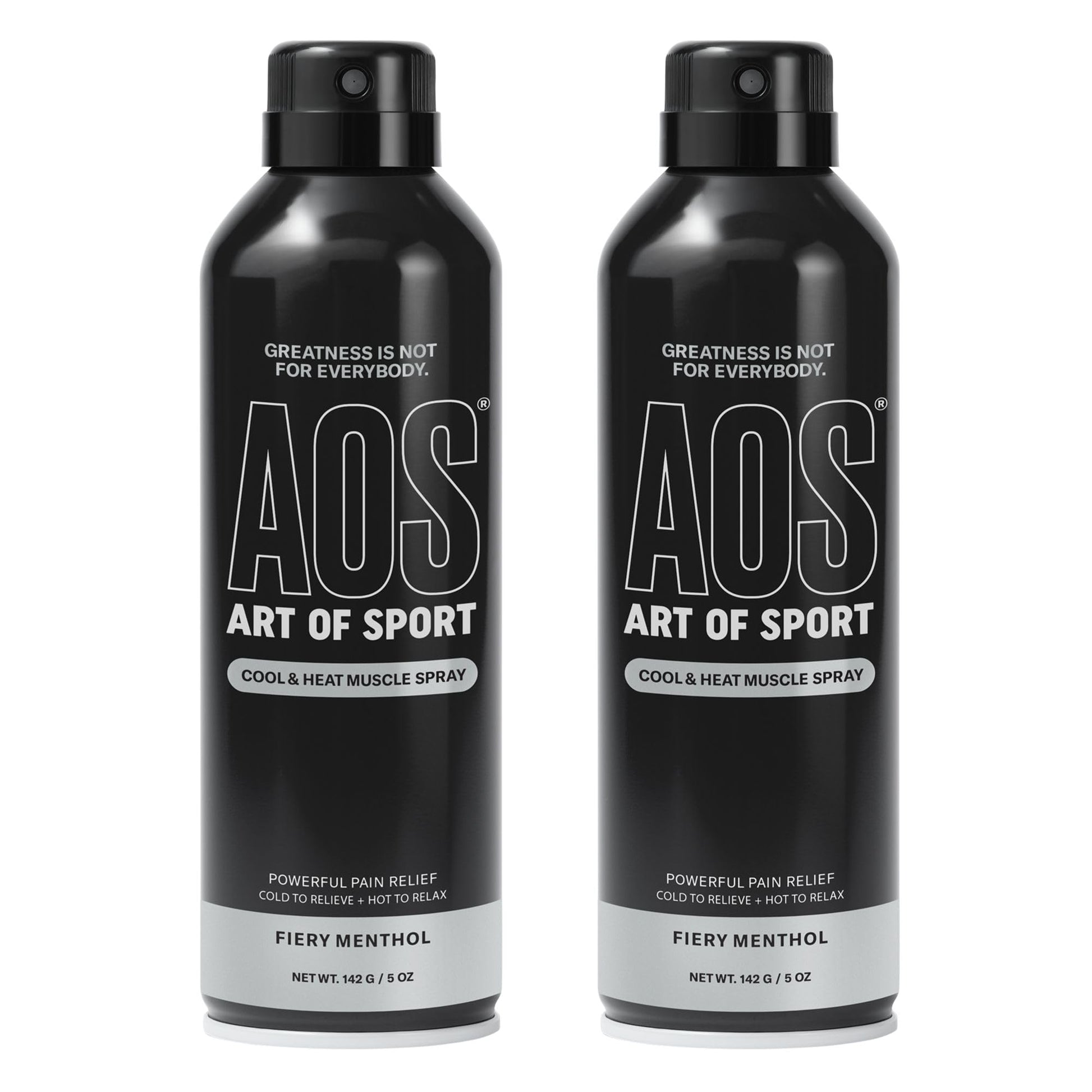 Art of Sport Muscle Relief Spray for Men– Pain Relief for Sore Muscles & Joints– Menthol Cooling & Heating Spray for Back, Neck, Knee, Shoulder, Hip– Cool & Heat– Made for Athletes– 5 fl oz. Pack of 2 Art of Sport Au supplements
