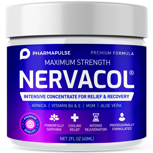 Pharmapulse Neuropathy Cream – Maximum Strength for Feet, Hands, Legs, Toes, Lower Back - Alpha Lipoic Acid, Arnica, Vitamin B6, Aloe Vera, MSM - Effective Soothing PharmapulseAU supplements