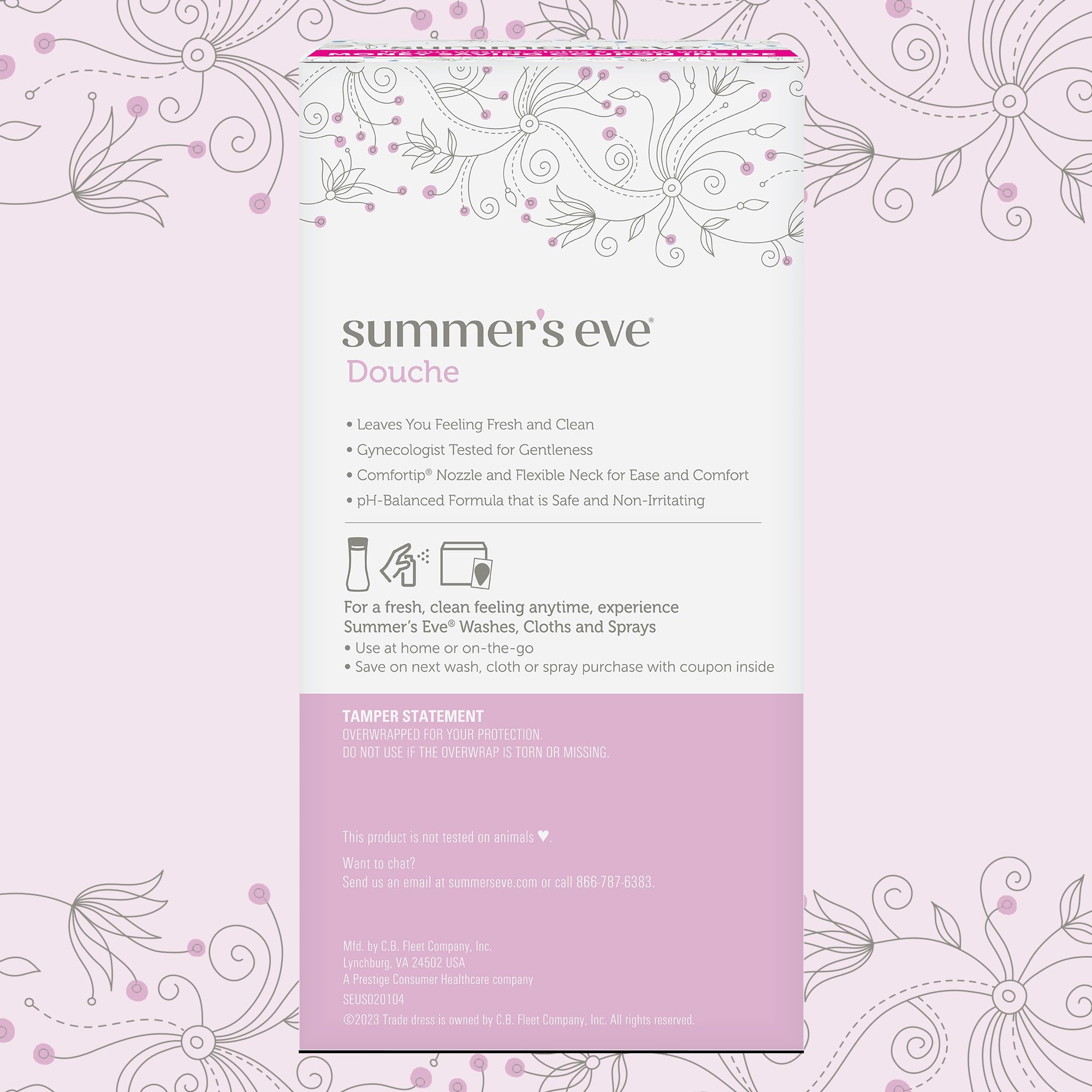 Summer's Eve Douche, Vaginal Douche for Women, Island Splash, 4 Units, 4.5 Oz Each, 1 Pack Summer's Eve Au supplements