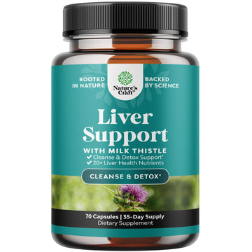 Liver Cleanse Detox & Repair Formula - Herbal Liver Support Supplement Natures Craft Au supplements