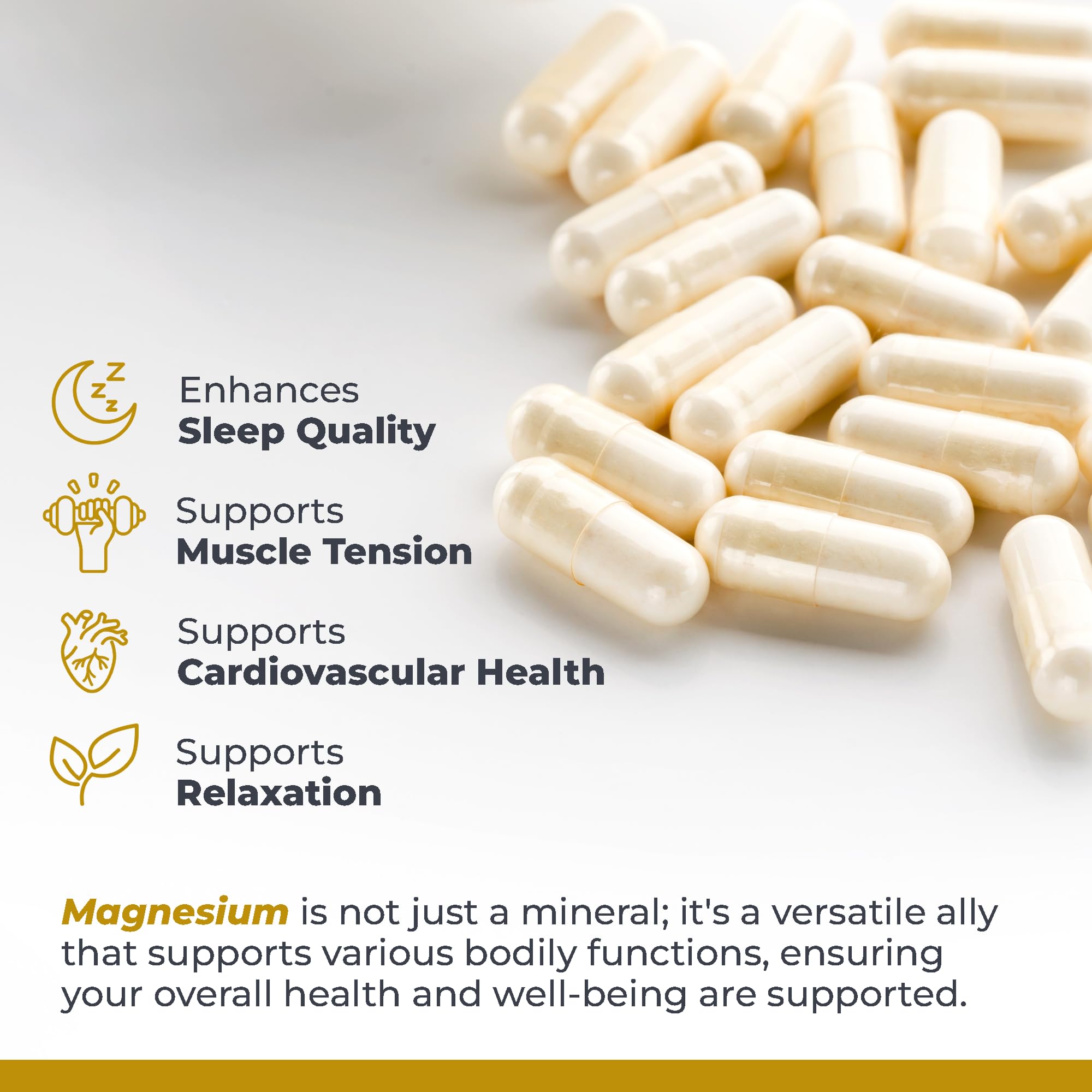 Premier Research Labs Magnesium Glycinate Supplement - Pure Magnesium, High Absorption, Supports Sleep Quality, Chelated, Vegan, Third Party Tested, Premier Energy Support - 90 Capsules Premier Research Labs Au supplements