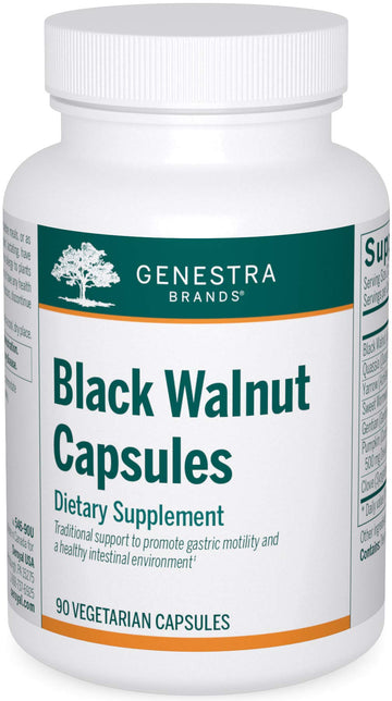 Genestra Brands Black Walnut Capsules | Herbal Formula to Support Digestive Health | 90 Capsules Genestra Brands Au supplements