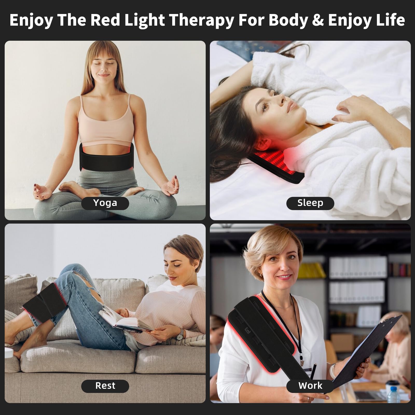 Red Light Therapy Belt, Infrared Light Therapy Wrap, 384PCS Red Light &Infrared Light HaSoCare Au supplements