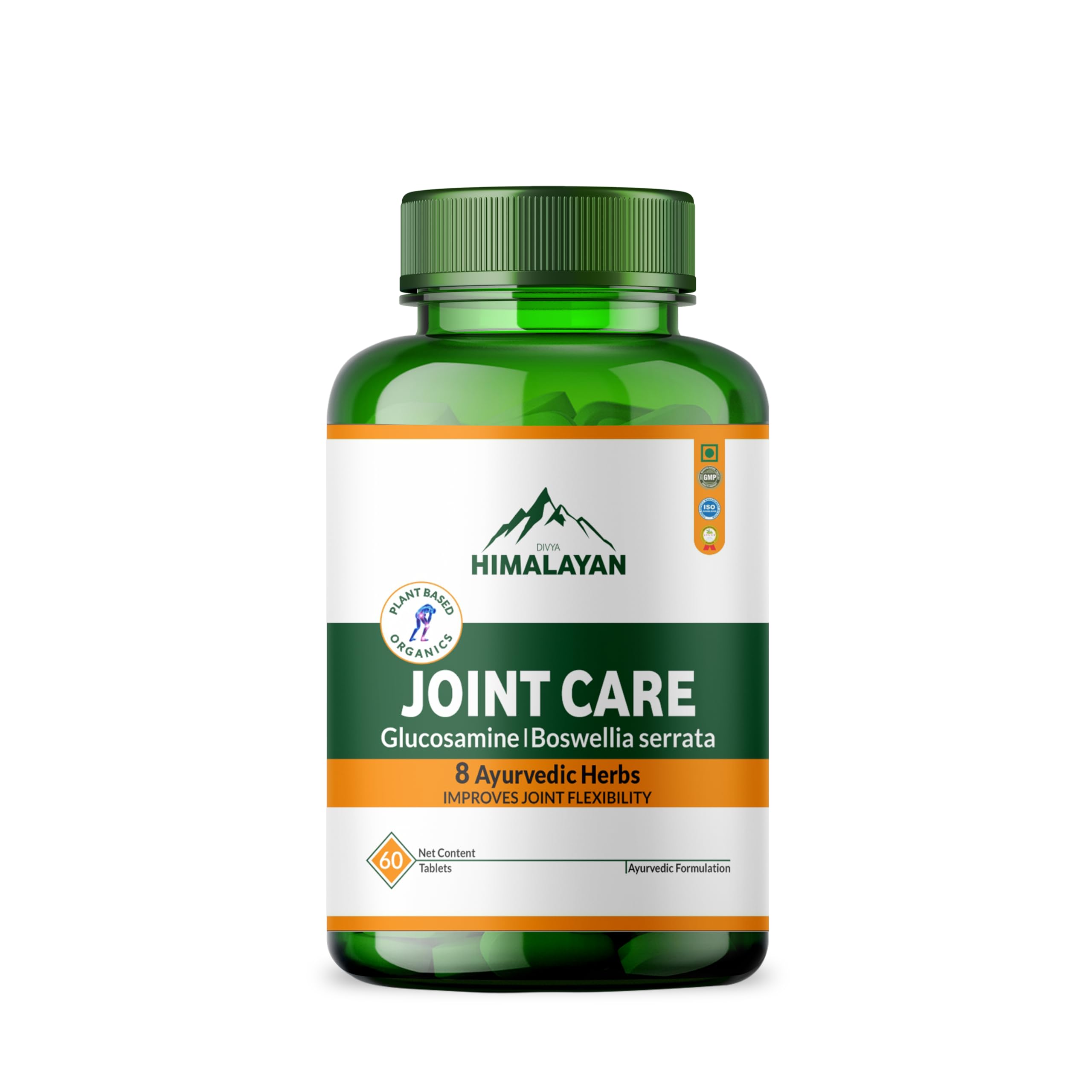 Divya Himalayan Plant-Based Joint Care Supplement, 60 Tablets, Improves Joint Flexibility, Strengthen Muscles | Supports Mobility for Men Women Old Age - 60 Joint Support Tablet Divya Himalayan Au supplements