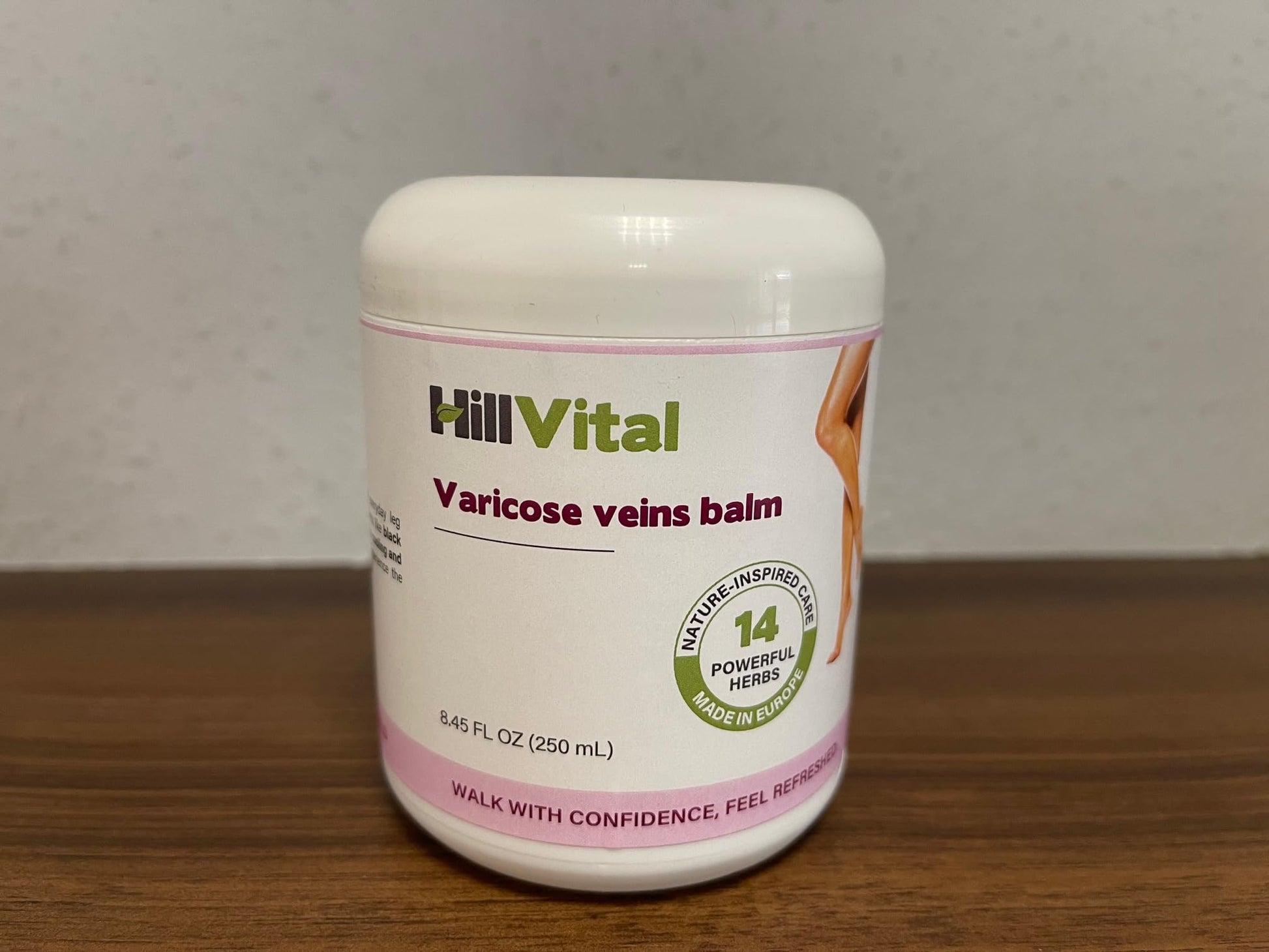 Hill Vital Natural Solutions HillVital Herbal Leg Care Balm with Horse Chestnut – Lightweight Botanical Cream for Daily Skin Care & Massage, Non-Greasy Formula for Legs & Body, 250 ml Hill Vital Natural Solutions Au supplements