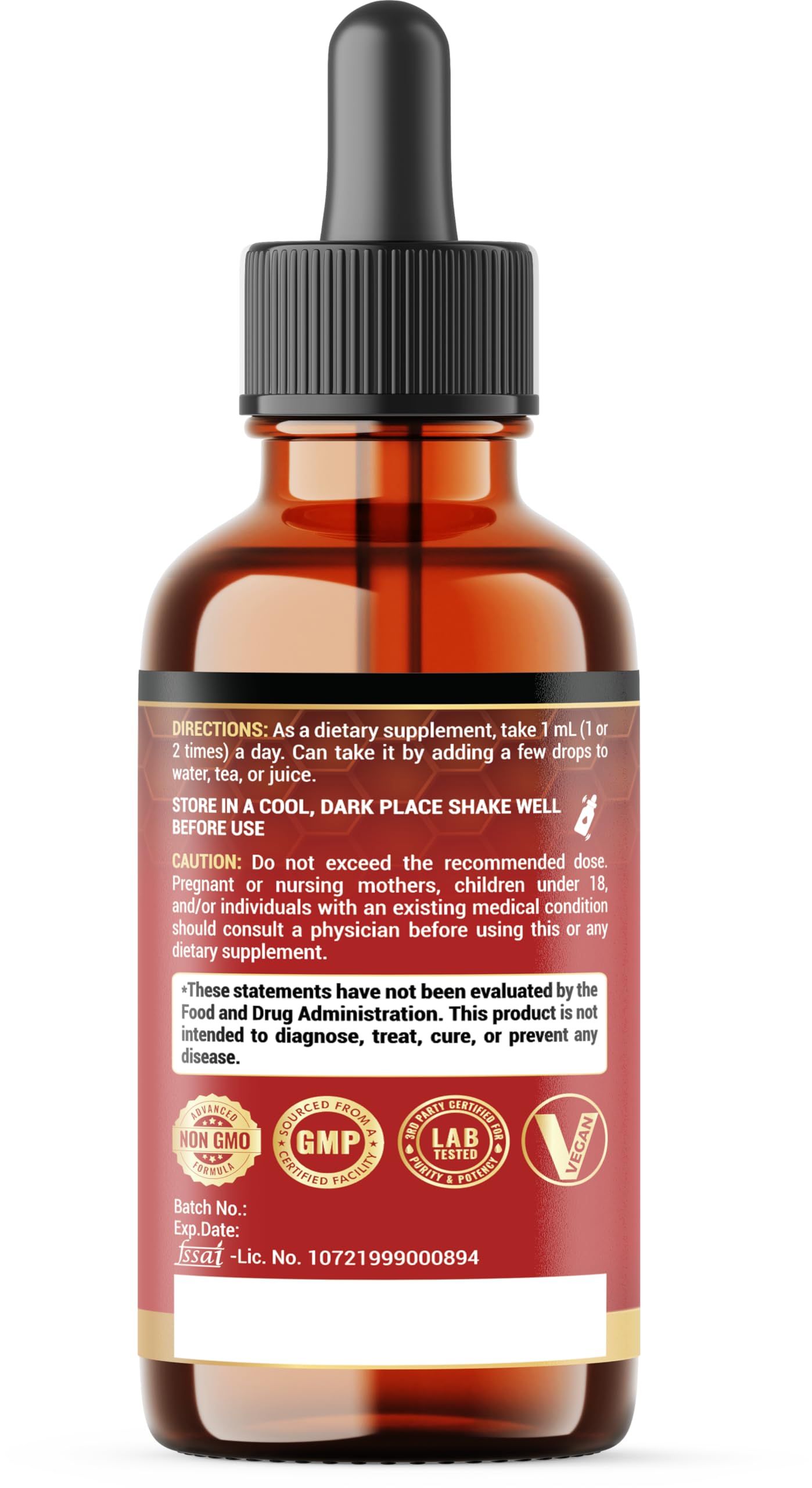 Penhoment 6in1 Sea Moss Drops with Black Seed Oil Irish Seamoss, Ashwagandha, Burdock Root & Bladderwrack - 1FL Oz - 30 Day Supply Penhoment Au supplements