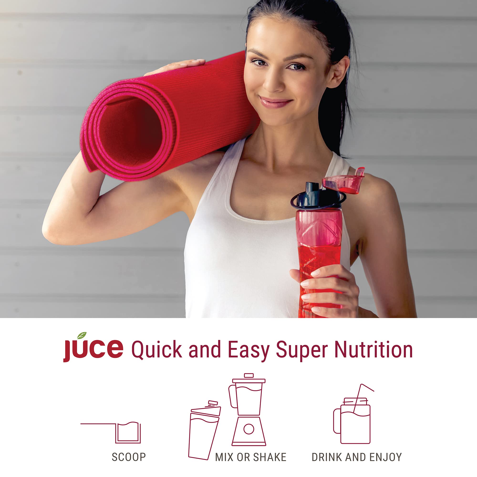JUCE Reds Organic Superfood Powder - Garden Berry Flavor | Fruit and Veggie Powder Terra Kai Organics Au supplements