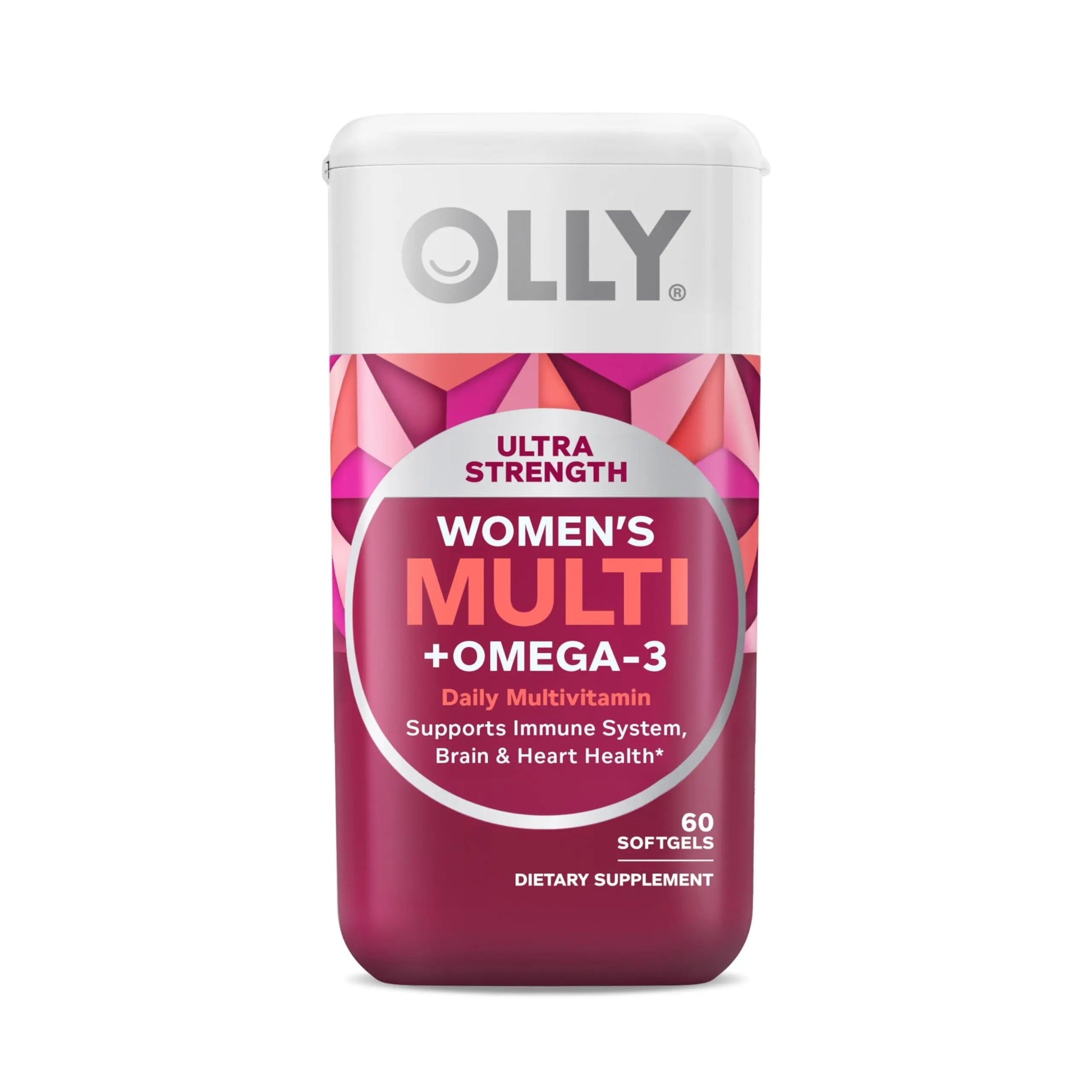 OLLY Ultra Women's Multi Softgels, Overall Health and Immune Support, Omega-3s, Iron, Vitamins A, D, C, E, B12, Daily Multivitamin OLLY Au supplements