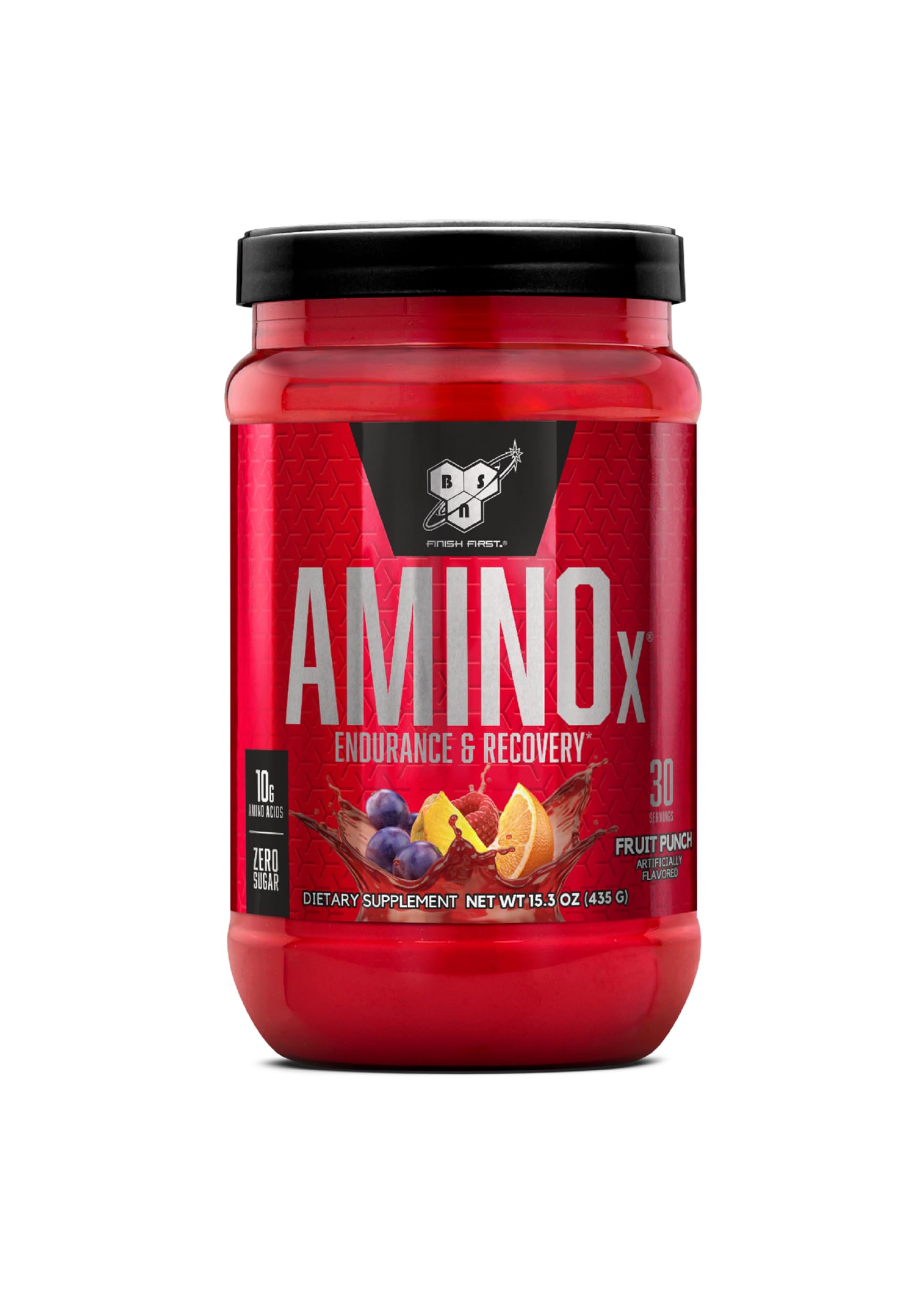 BSN Amino X Muscle Recovery & Endurance Powder with BCAAs, Intra Workout Support, 10 Grams of Amino Acids, Keto Friendly, Caffeine Free, Flavor: Fruit Punch, 30 servings (Packaging May Vary) BSN Au supplements