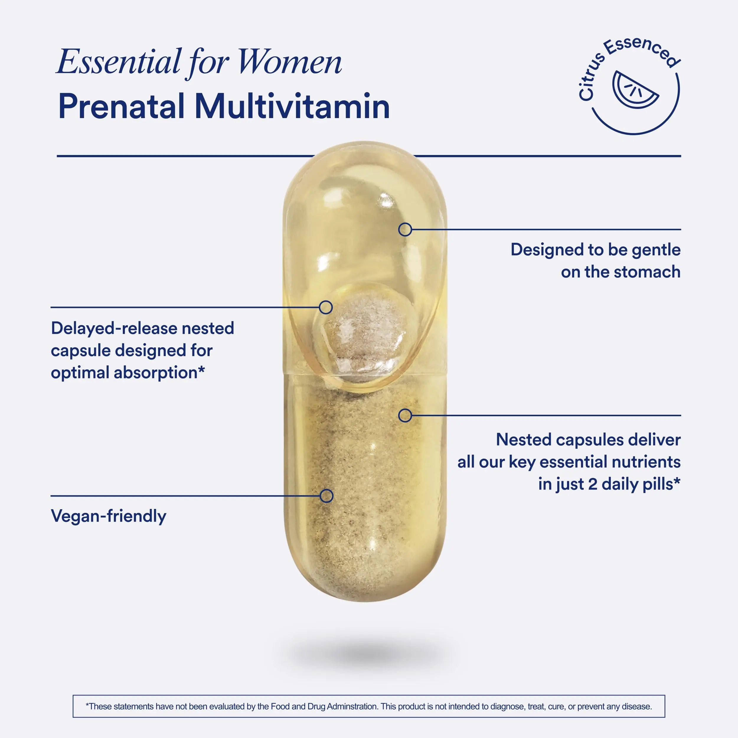 Ritual Preconception Bundle: Essential for Women Prenatal Multivitamin and Lemony Fertility Support Drink Mix Supplement with NAC, CoQ10, and Myo-Inositol. Vegan and Formulated to Support Her.* Ritual Au supplements