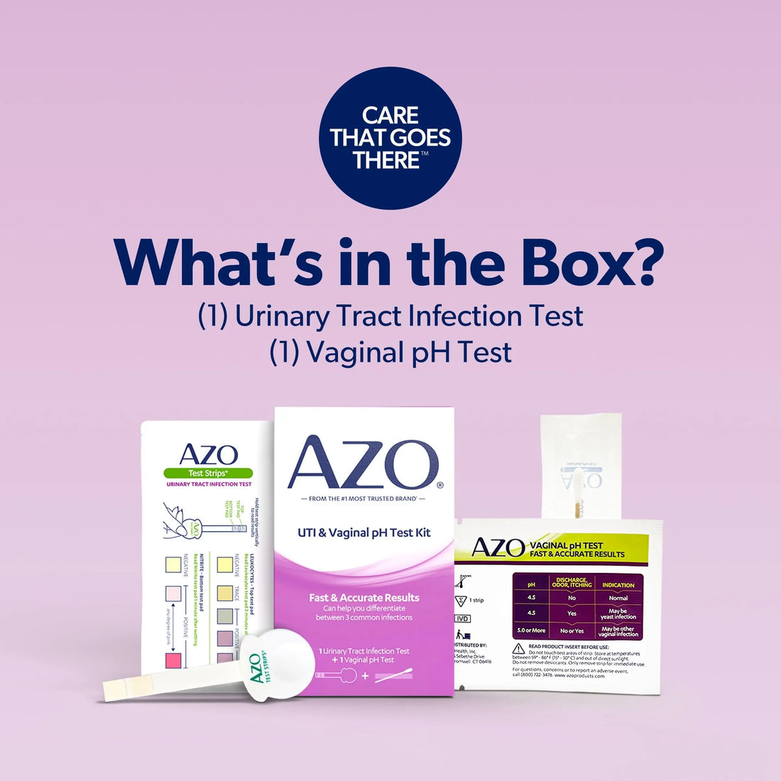 AZO Dual Protection Urinary & Vaginal Probiotic + UTI & Vaginal pH Test Kit (30 Count) AZO uk supplements