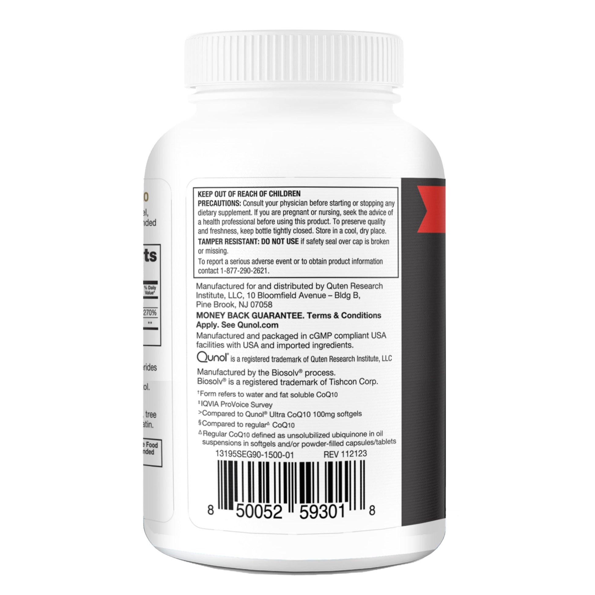 Qunol CoQ10 200mg Softgels, Ultra CoQ10 - Ultra High Absorption Coenzyme Q10 Qunol Au supplements