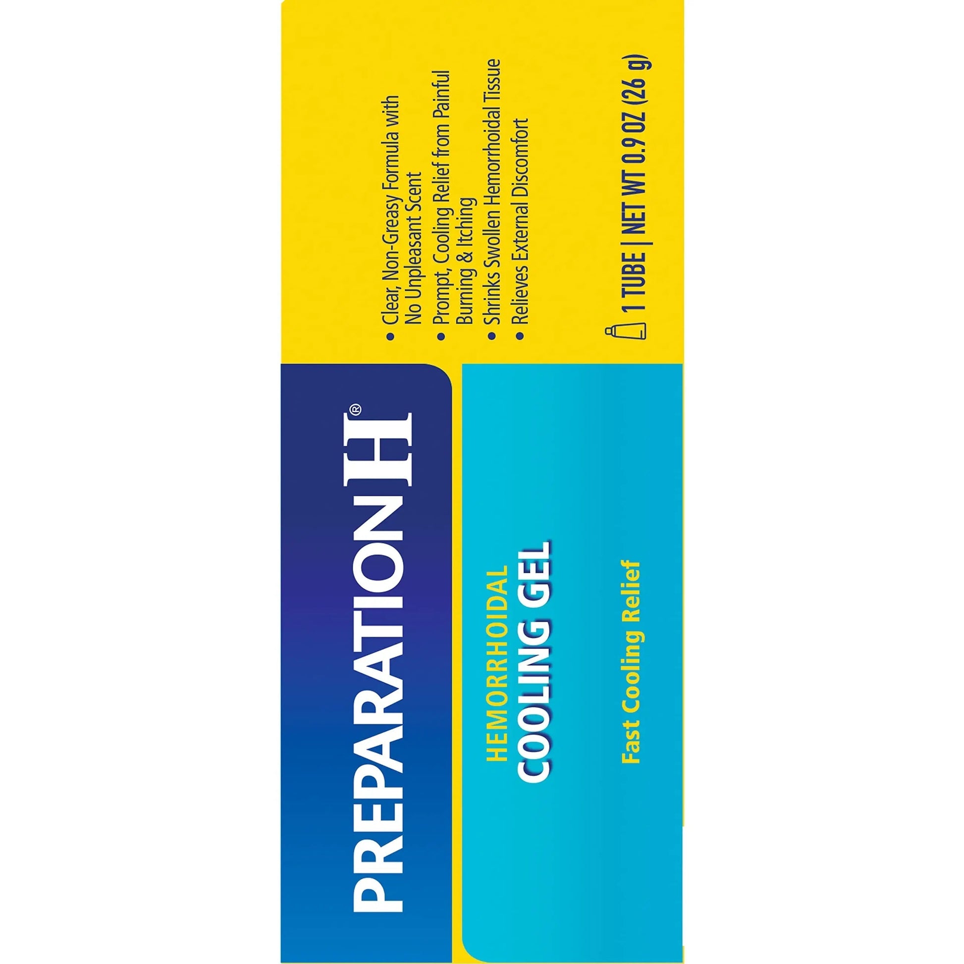 Preparation H Hemorrhoid Cooling Gel with Aloe for Fast Discomfort Relief - 0.9 Oz Tube Preparation H Au supplements