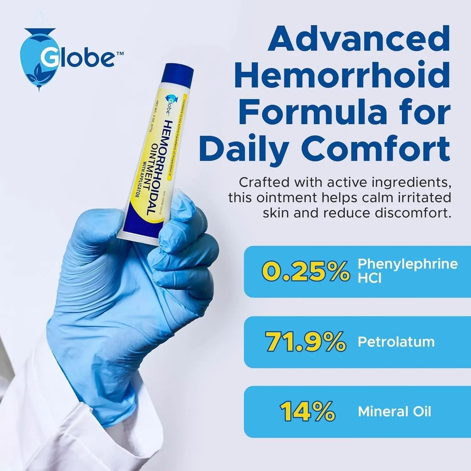 Hemorrhoidal Pain Relief Ointment 2 oz (56g) Per Tube Hemorrhoid Treatment for Fast Acting Itch, Swelling, and Maximum Strength Pain Relief (3 Pack) Hemorrhoidal Ointment Au supplements